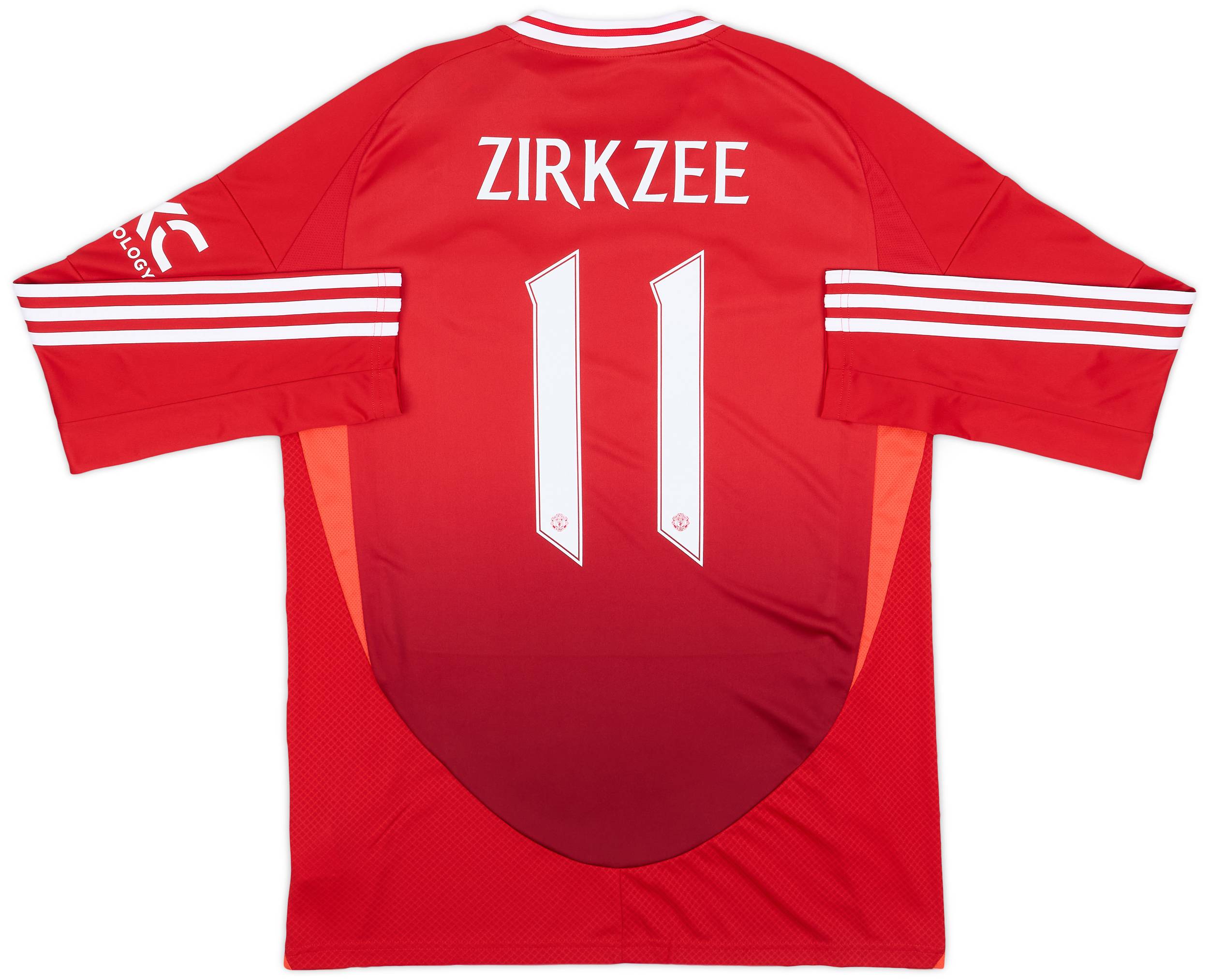 2024-25 Manchester United Home L/S Shirt Zirkzee #11