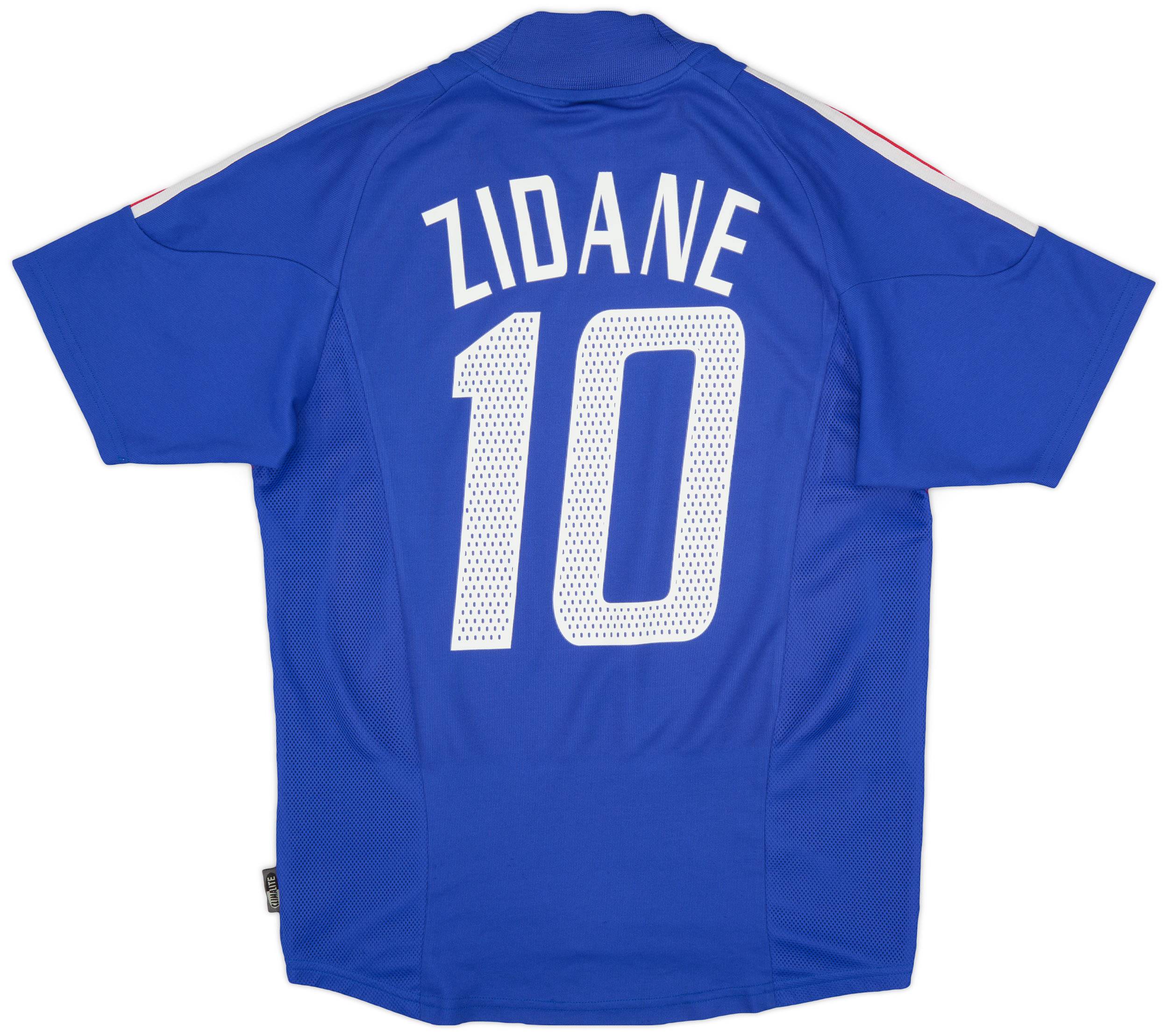 2002-04 France Home Shirt Zidane #10 - 7/10 - (M)