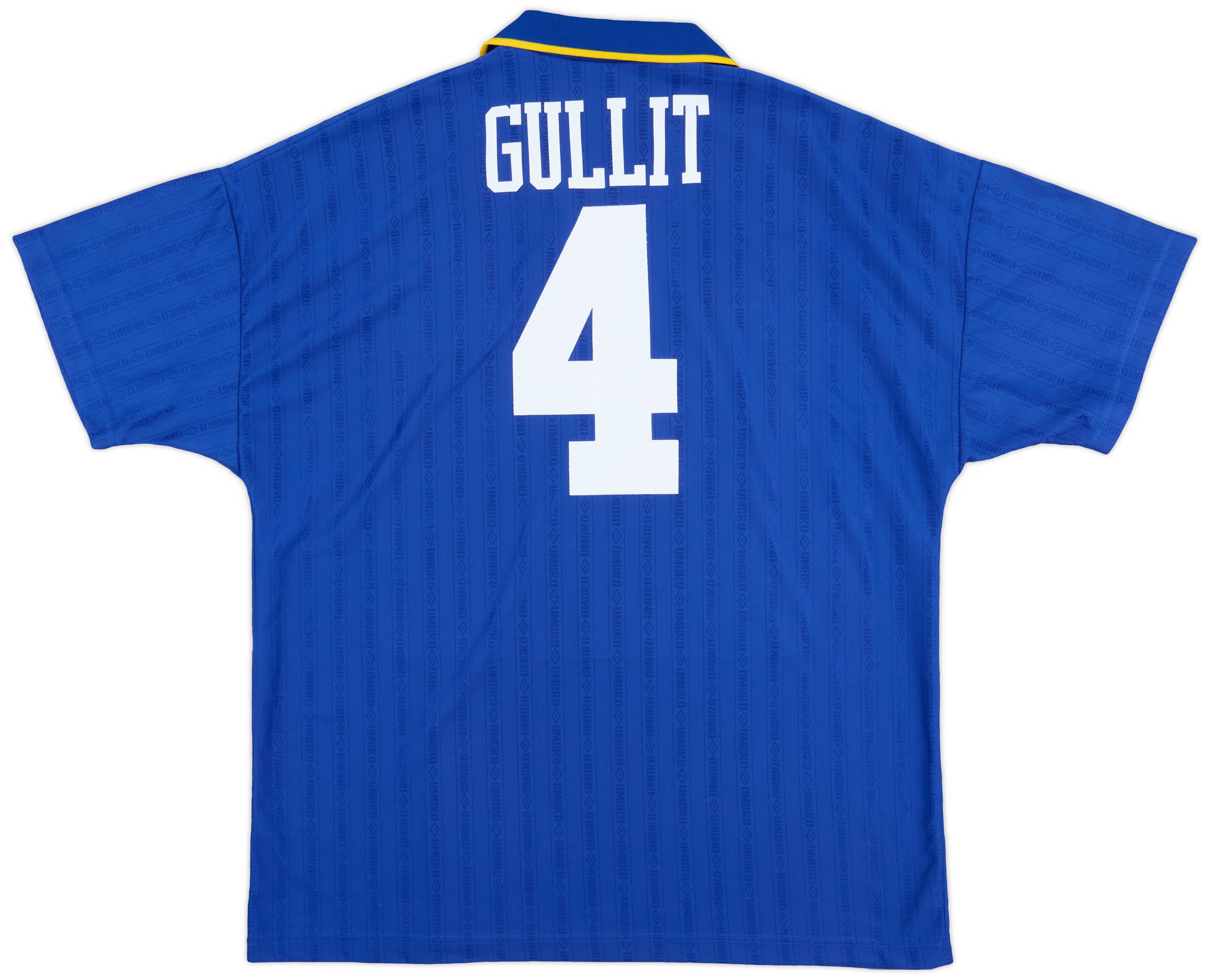 1995-97 Chelsea Home Shirt Gullit #4 - 9/10 - (XL)