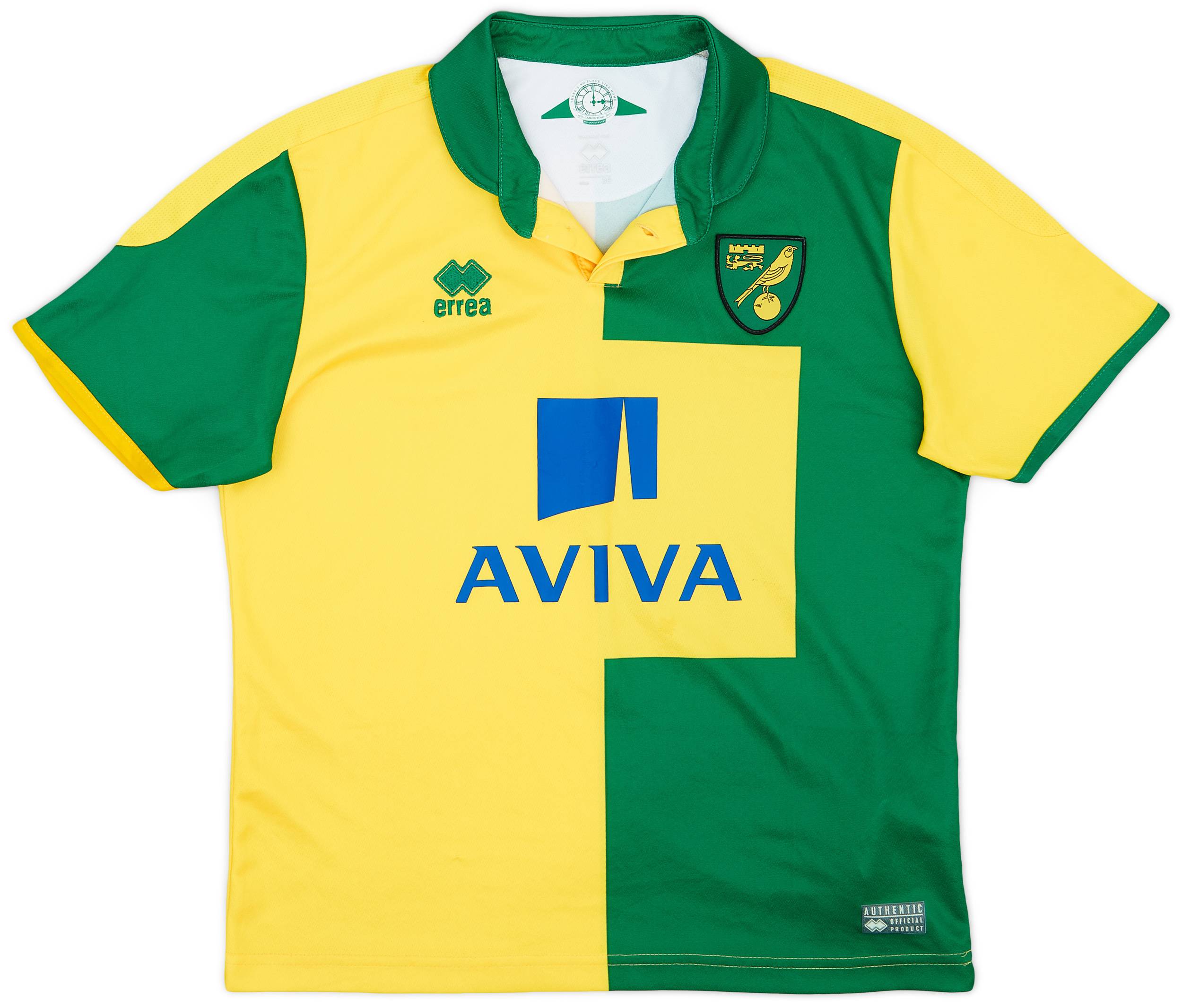 2015-16 Norwich Home Shirt - 10/10 - (M)