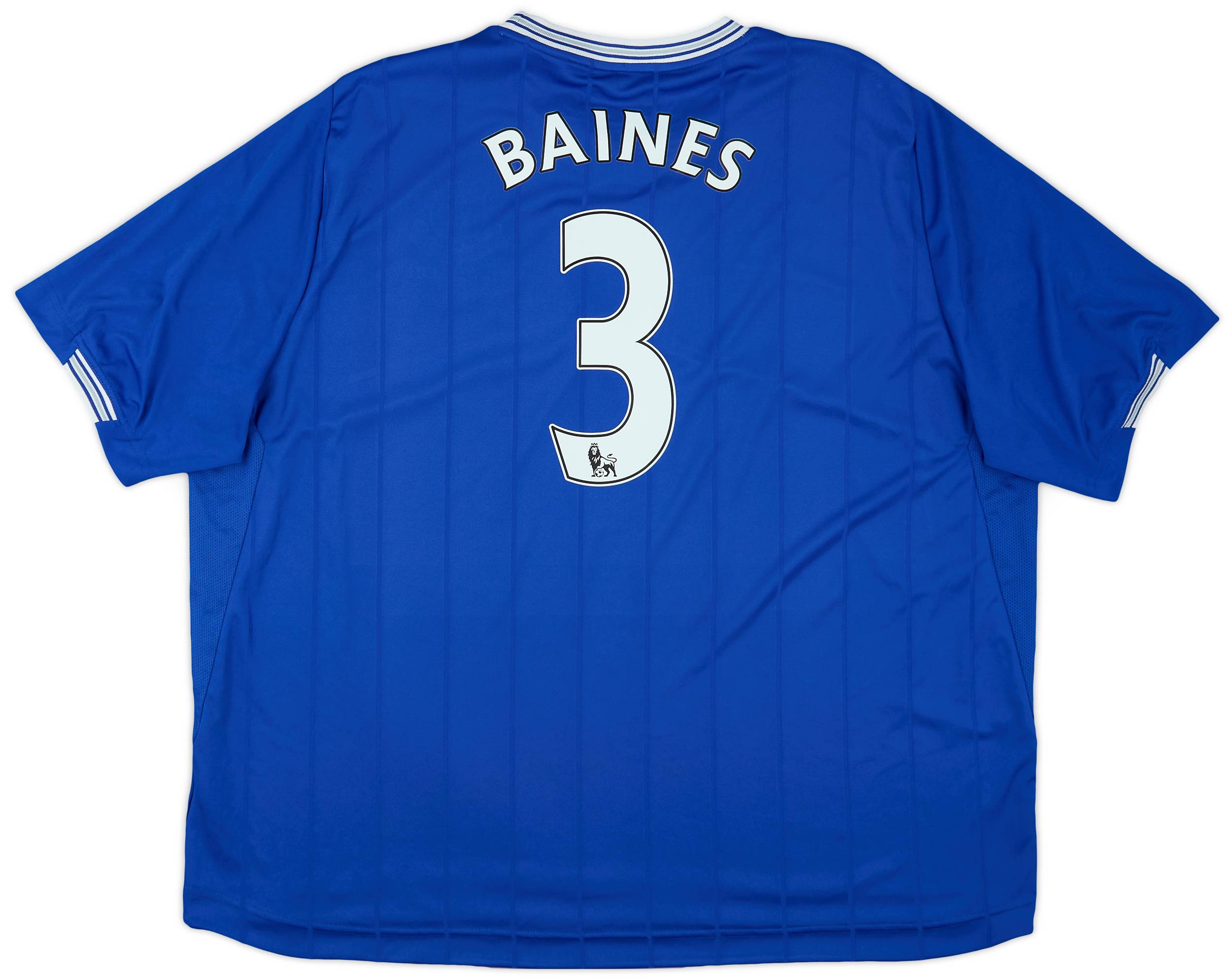 2009-10 Everton Home Shirt Baines #3 - 8/10 - (3XL)