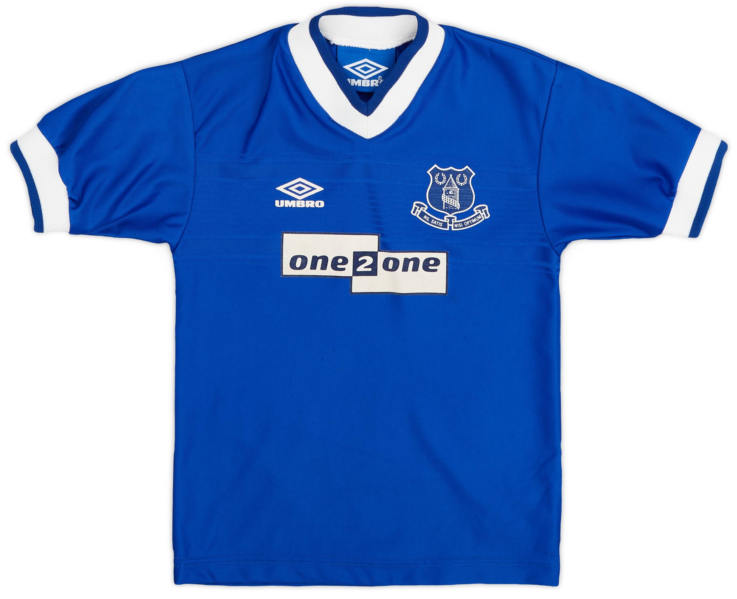 1999-00 Everton Home Shirt - 9/10 - (XS.Boys)