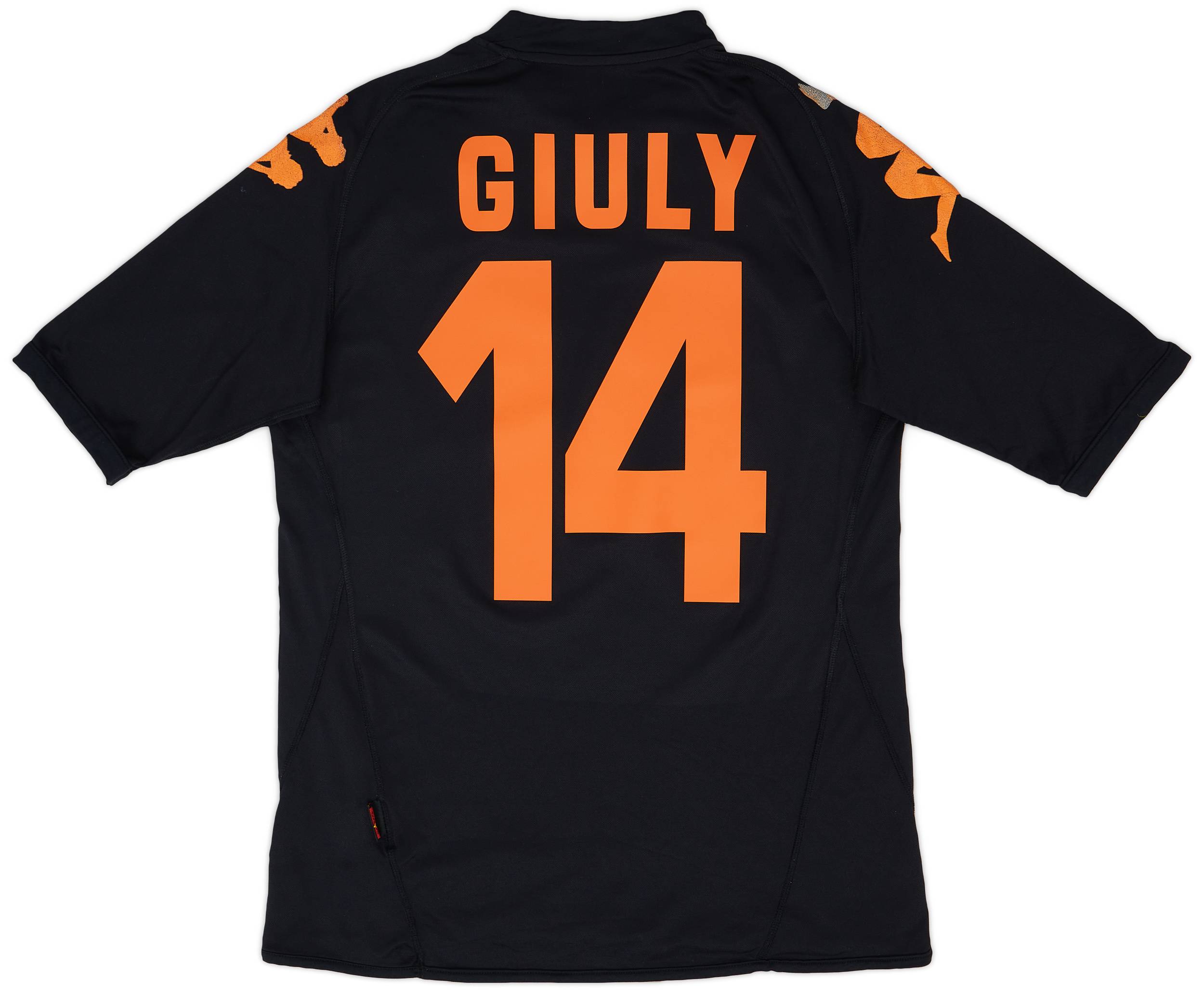 2007-08 Roma Third Shirt Giuly #14 - 6/10 - (XL)