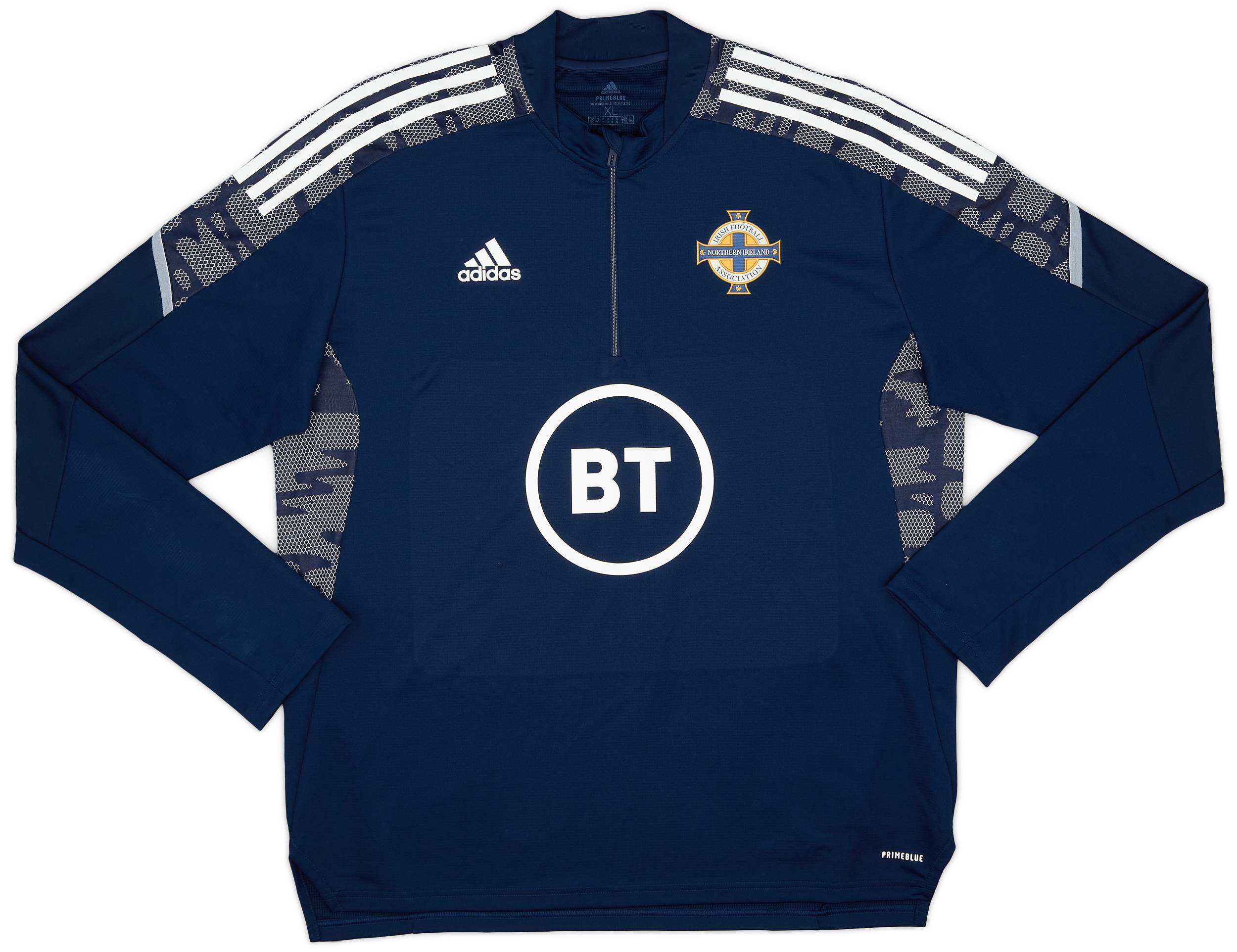 2021-22 Northern Ireland adidas 1/4 Zip Drill Top - 10/10 - (XL)