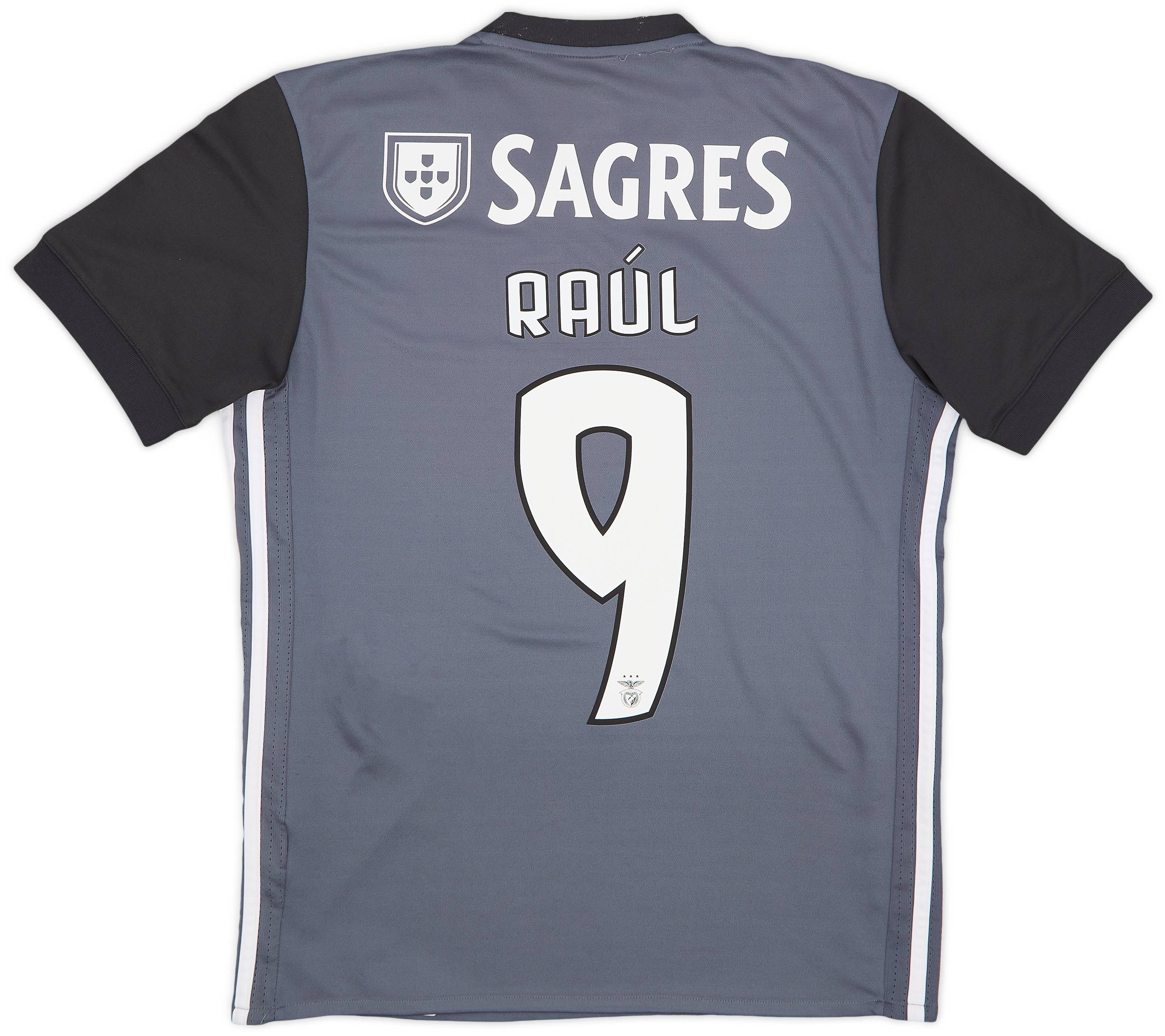 2017-18 Benfica Away Shirt Raul #9 - 8/10 - (S)