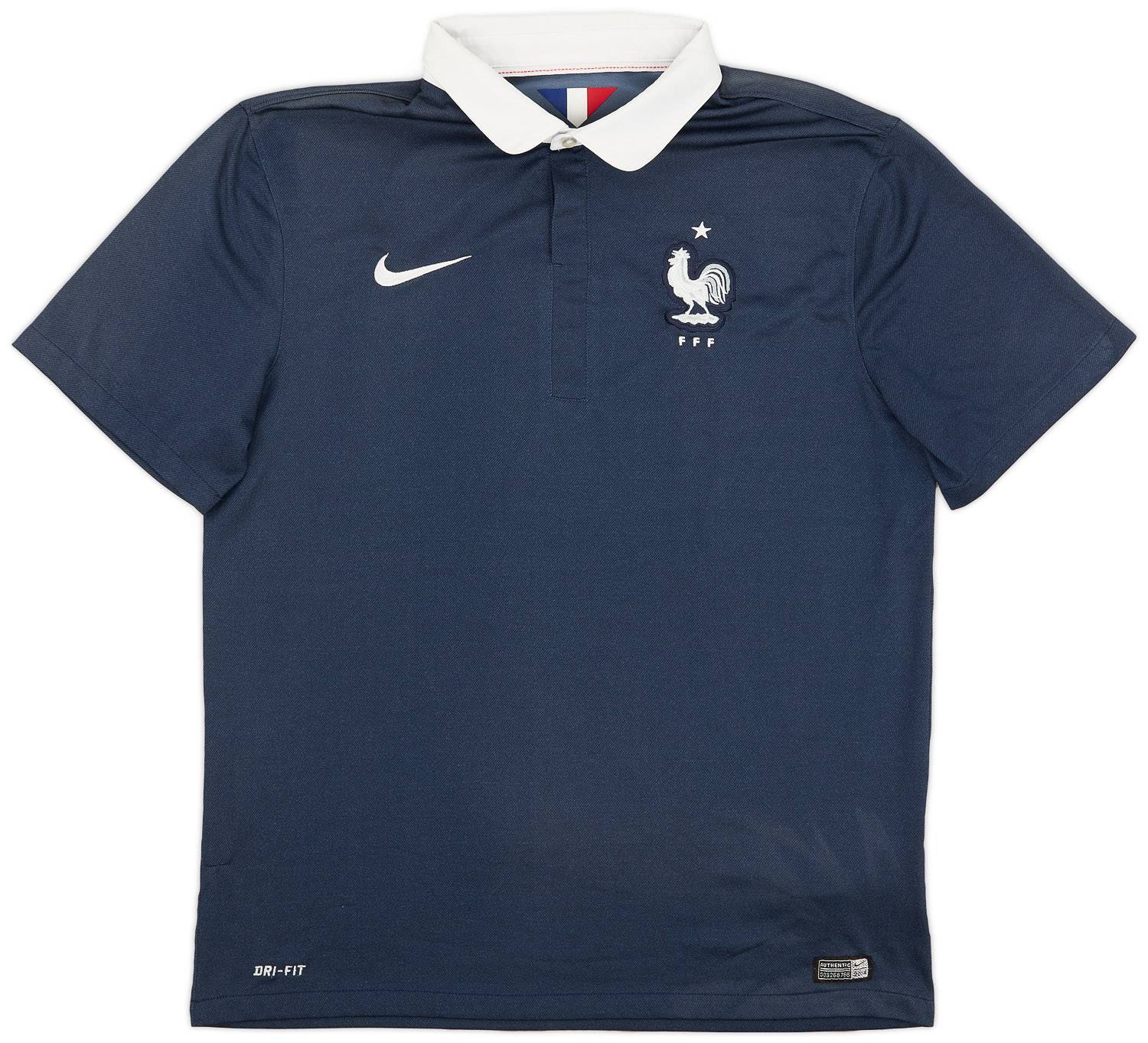 2014-15 France Home Shirt - 7/10 - (L)