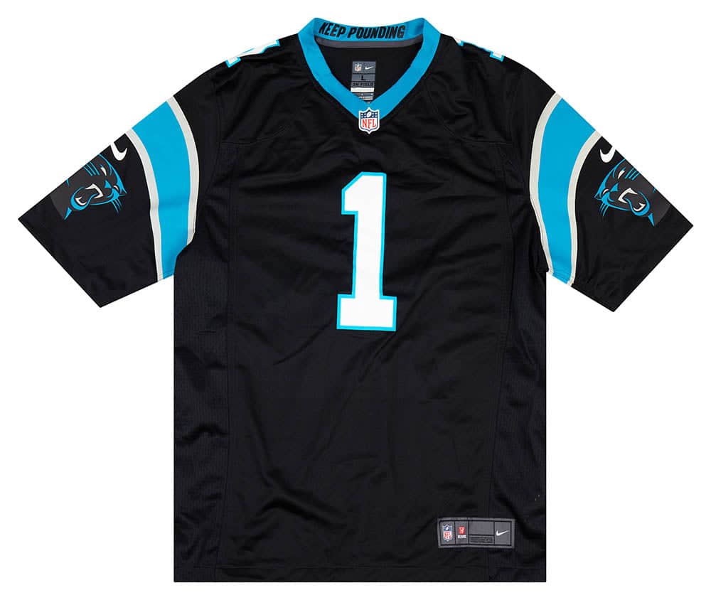 NIKE NFL カロライナ•パンサーズ　ニュートン　ゲームシャツ　S 2012-16 Carolina Panthers Newton #1 Nike Game Jersey (Home) S