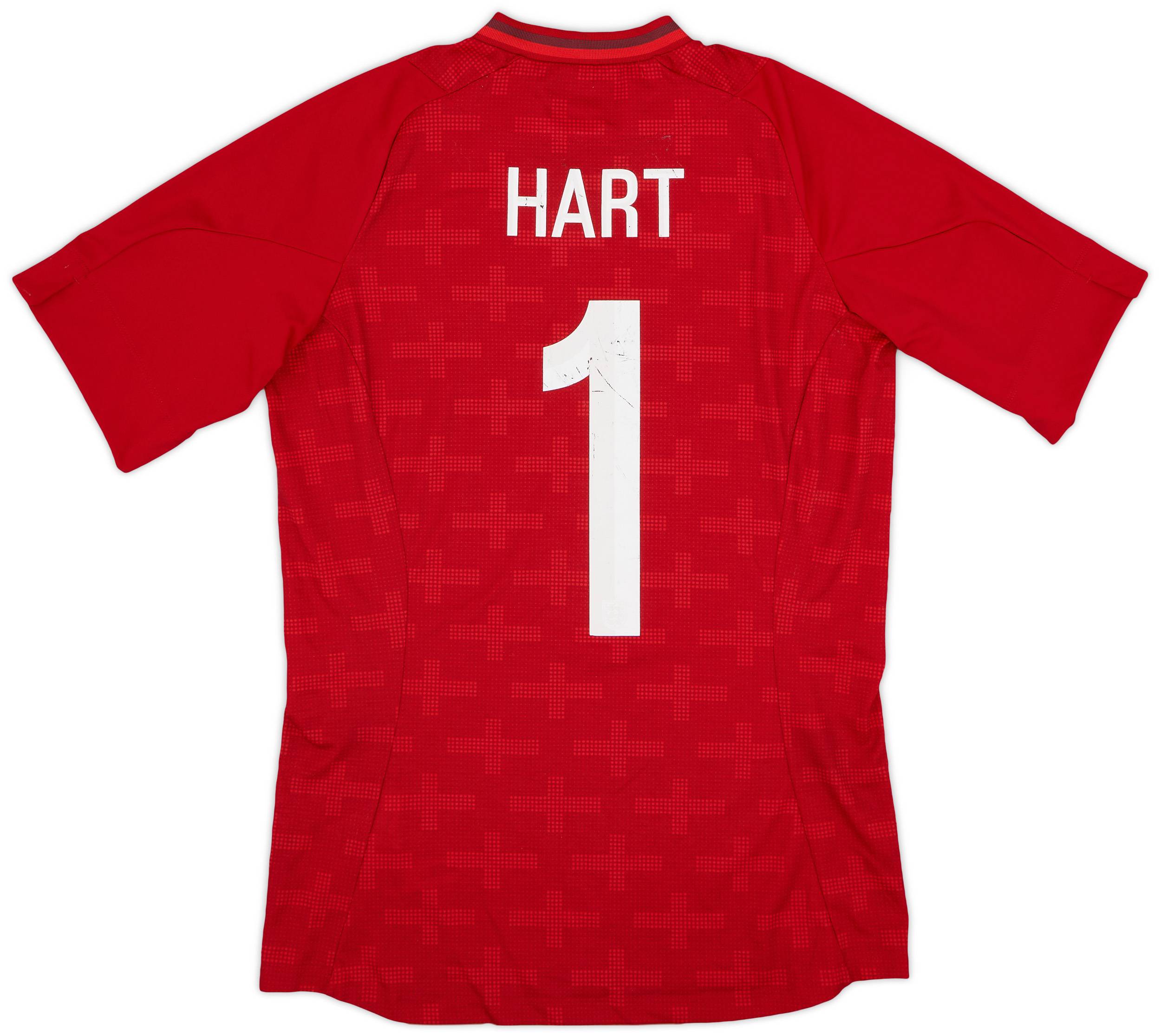 2012-13 England GK S/S Shirt Hart #1 - 5/10 - (S)