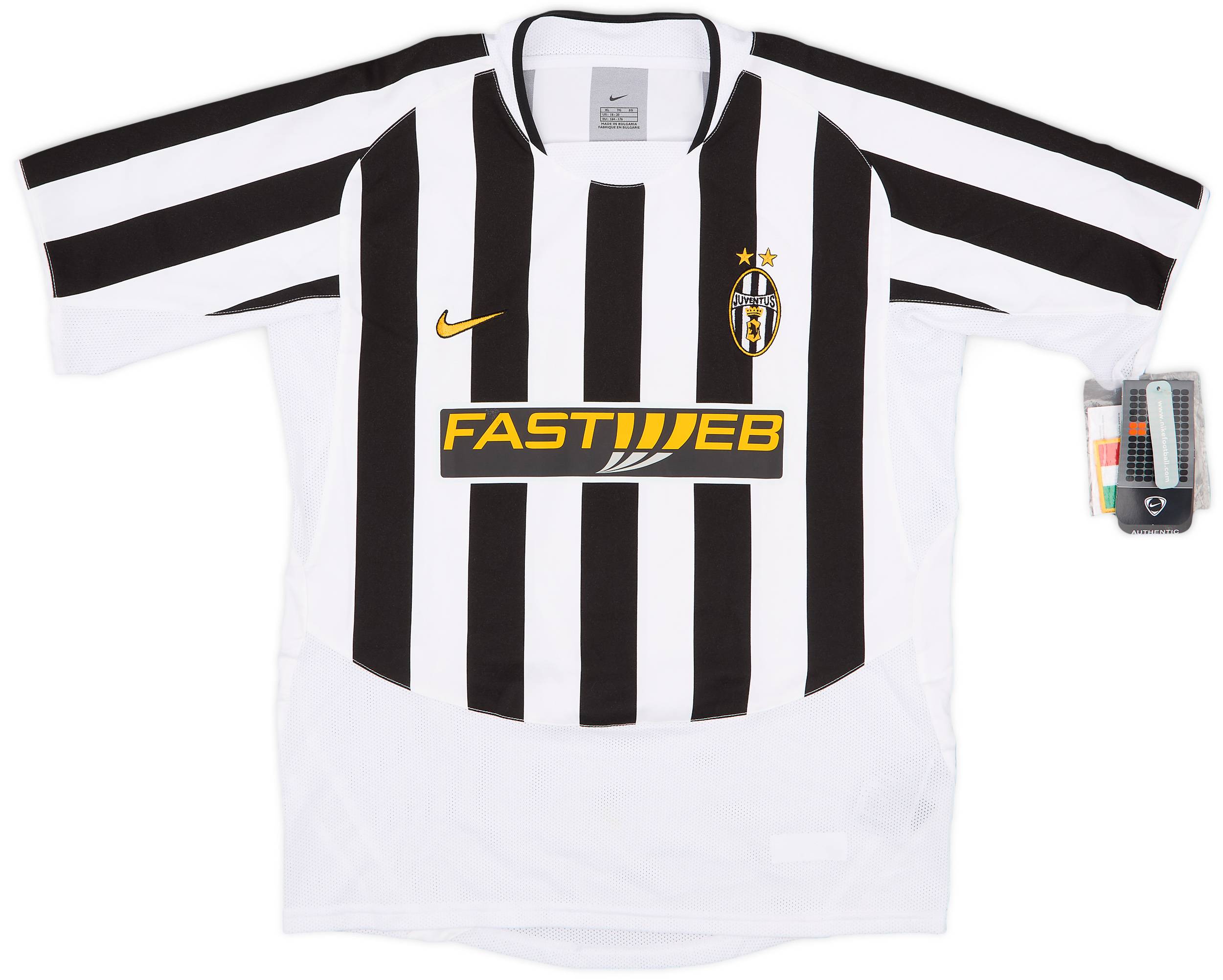 2003-04 Juventus Home Shirt (XL.Boys)