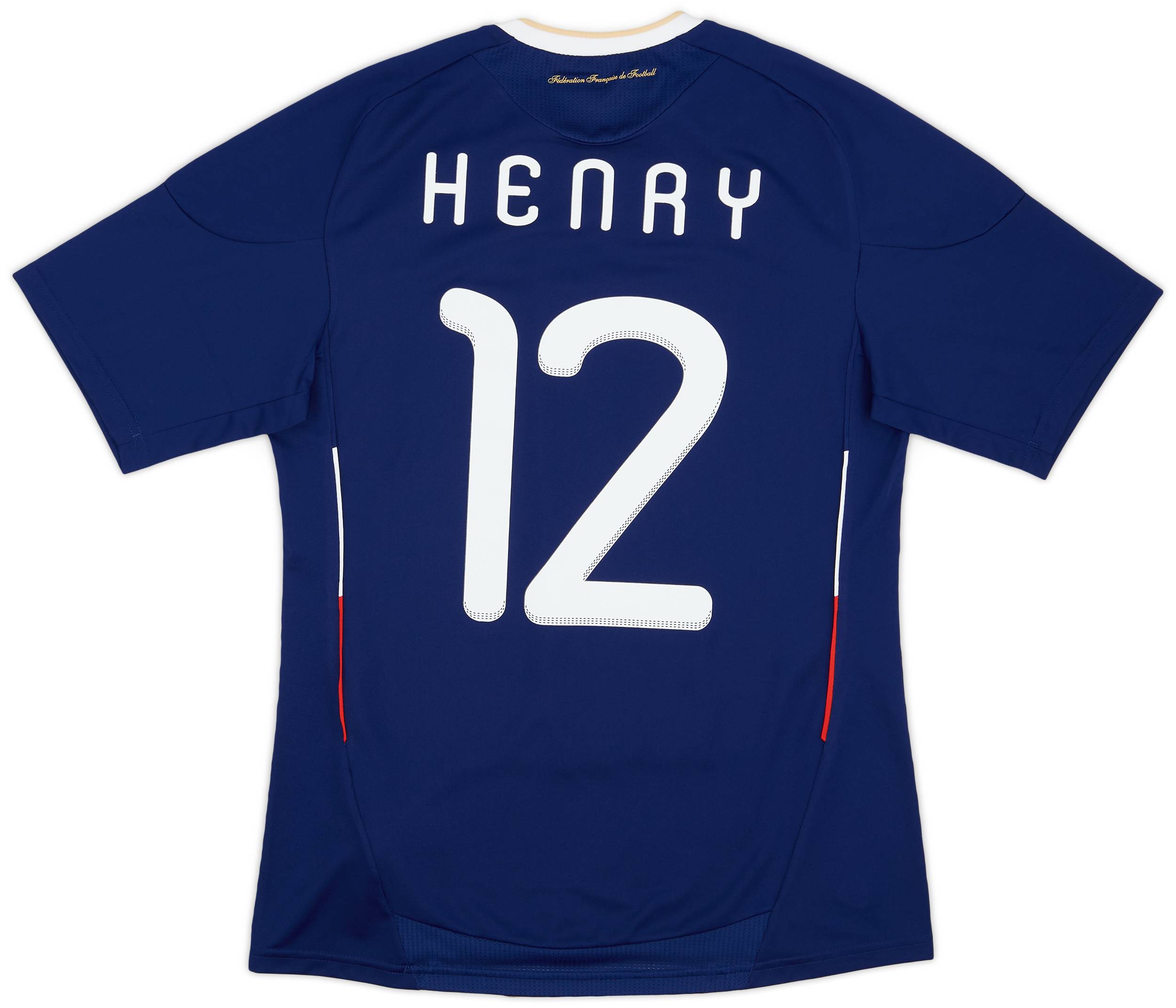 2009-10 France Home Shirt Henry #12 (S)