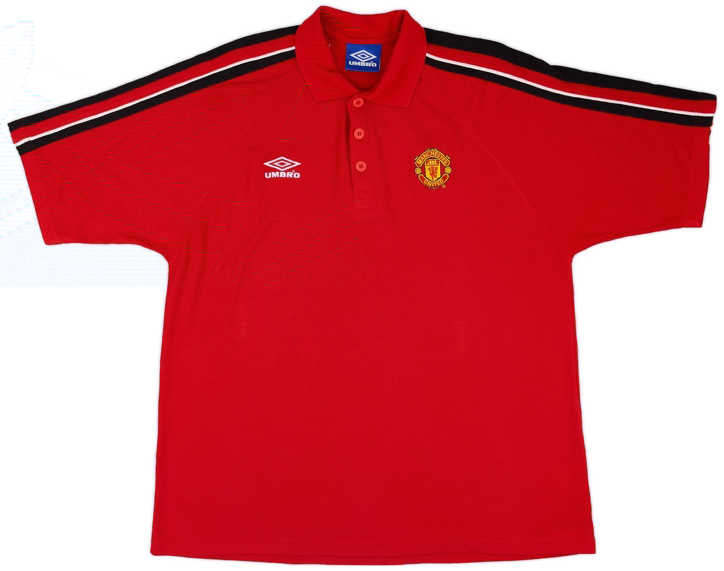 1999-00 Manchester United Umbro Polo Shirt - 9/10 - (XXL)