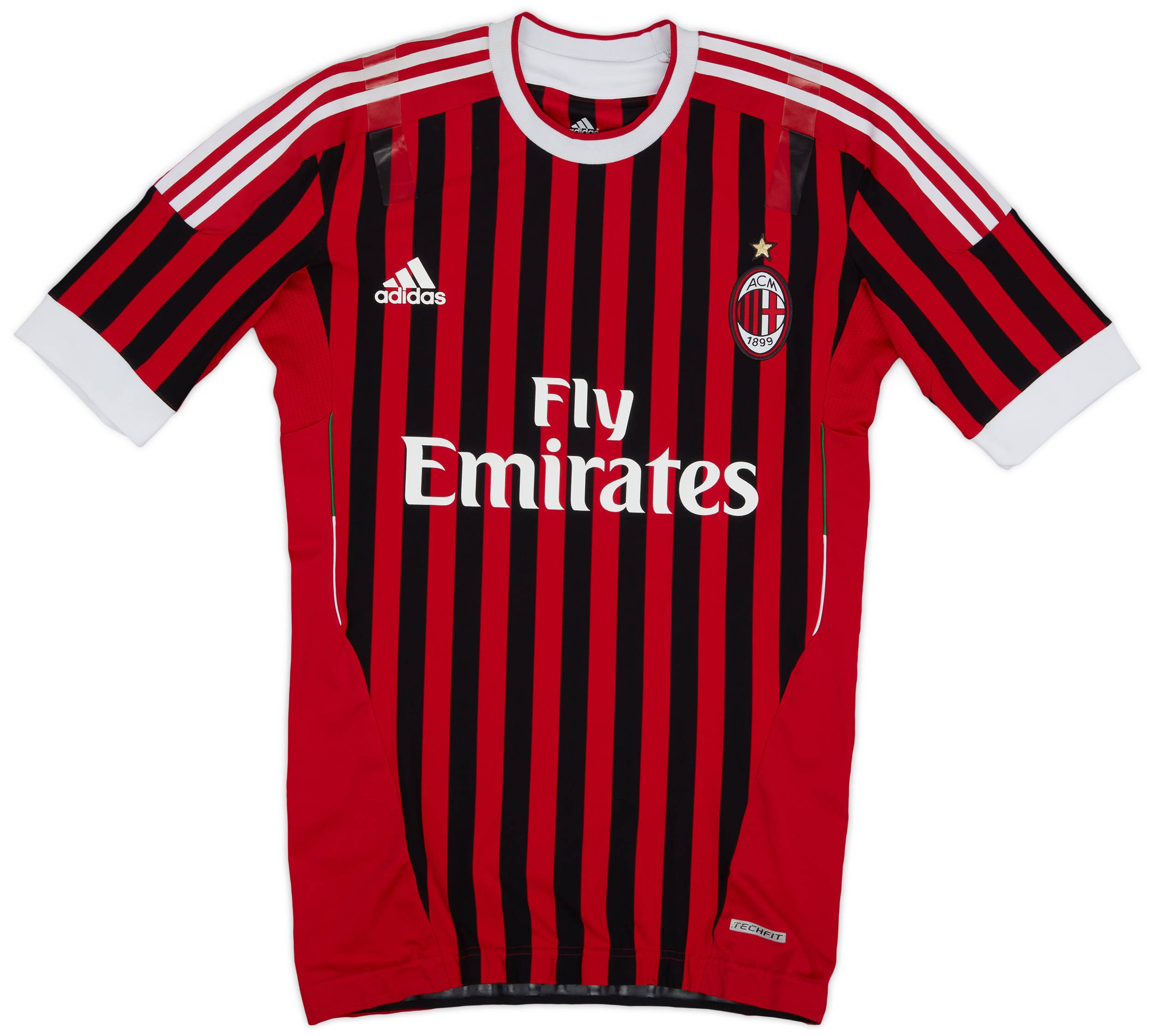 2011-12 AC Milan Player Issue Home Shirt - 8/10 - (L)