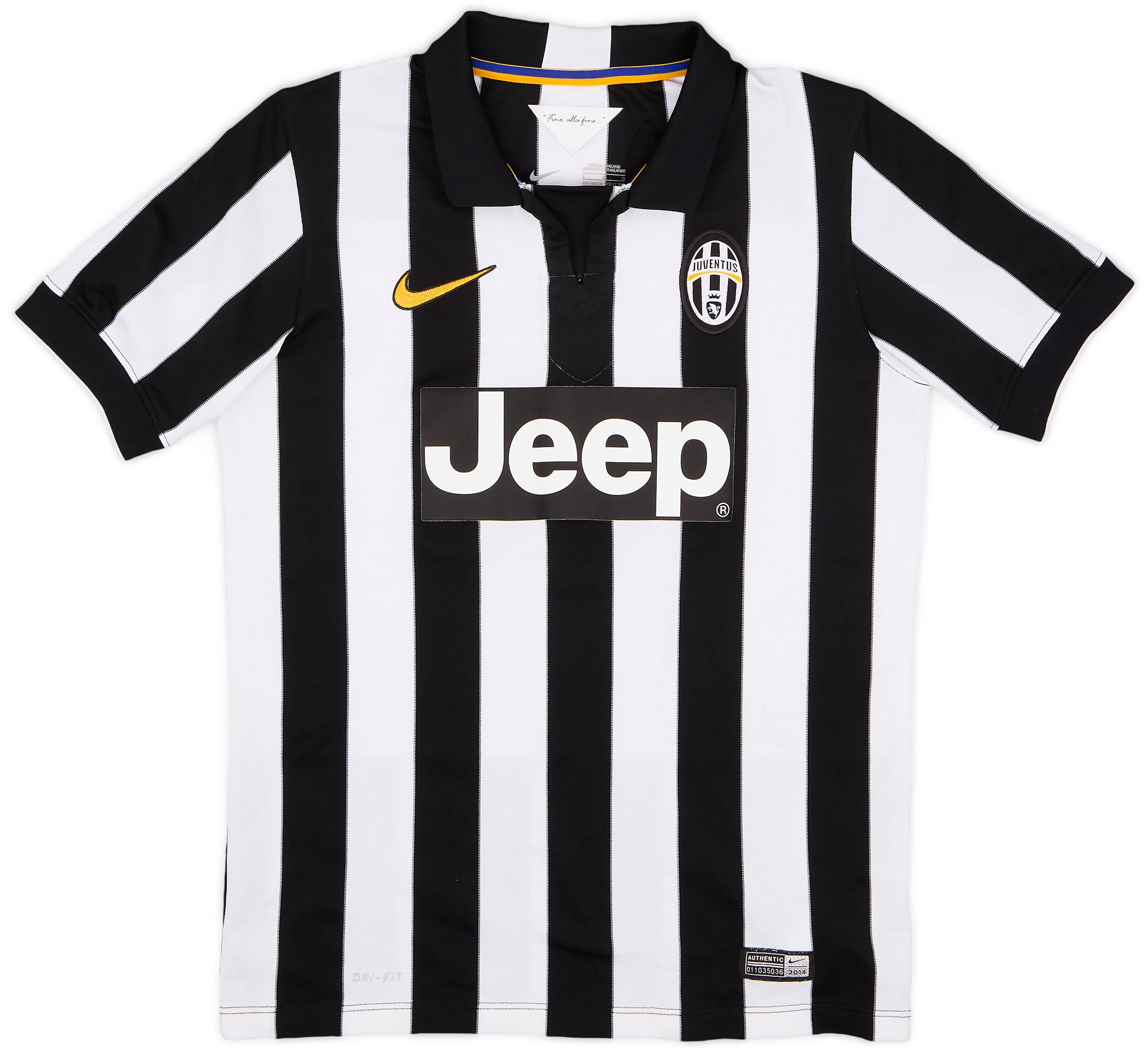 2014-15 Juventus Home Shirt - 5/10 - (L.Boys)