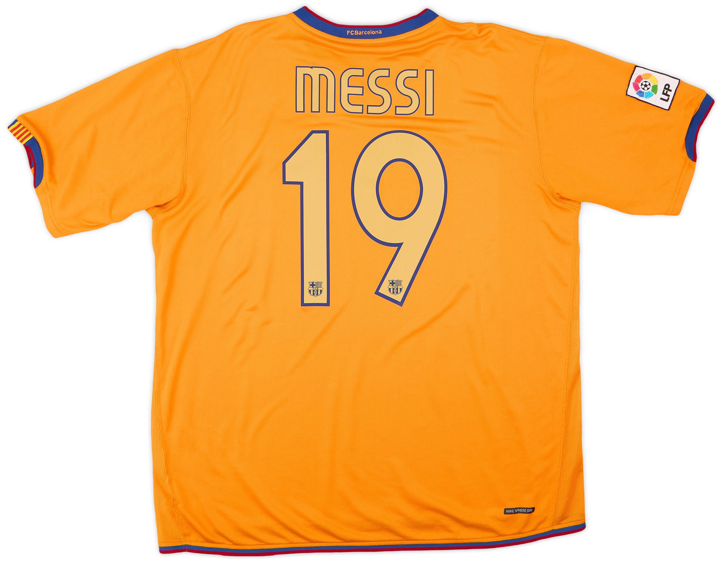 2006-08 Barcelona Away Shirt Messi #19 - 8/10 - (XL)