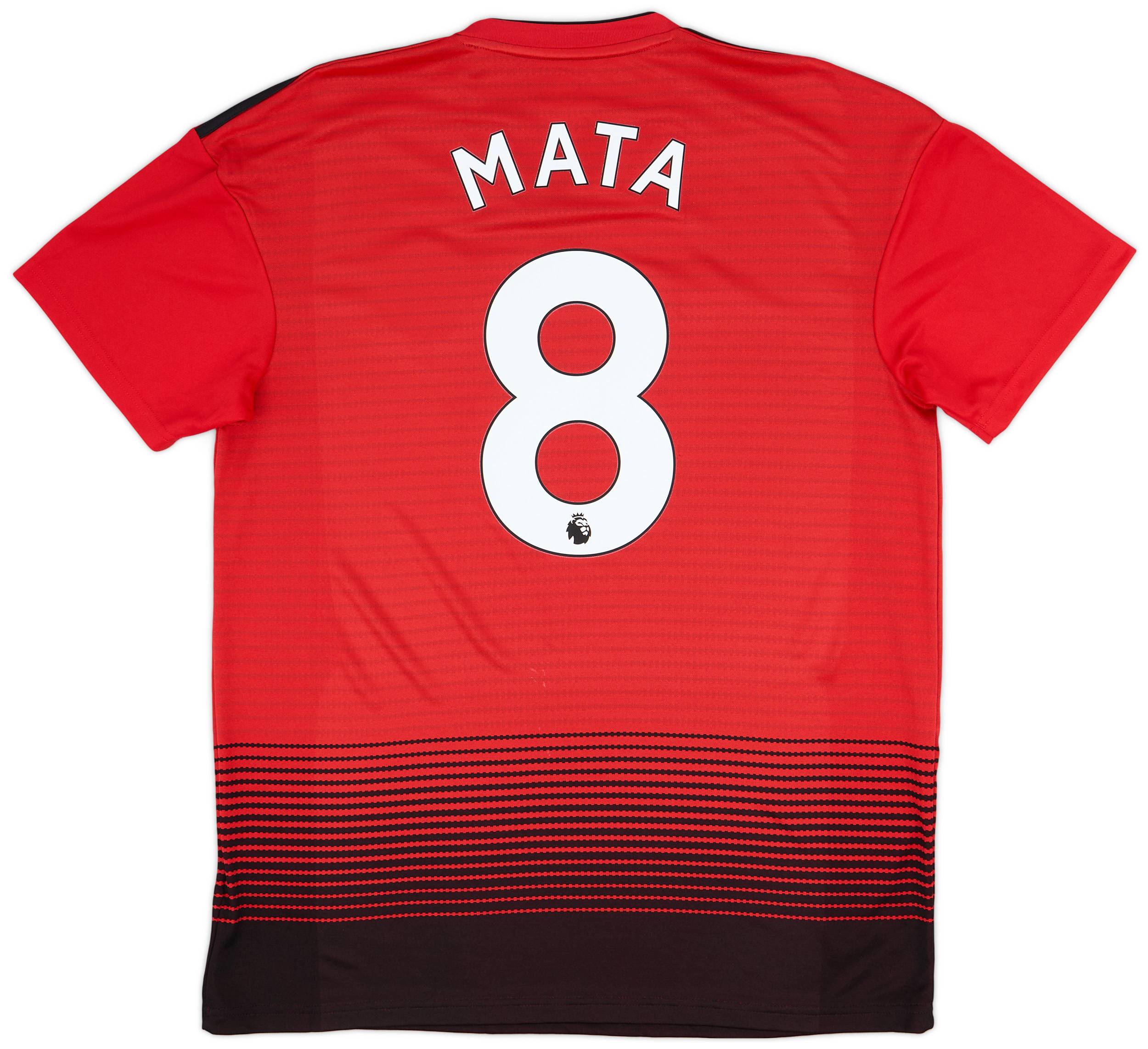 2018-19 Manchester United Home Shirt Mata #8 (L)