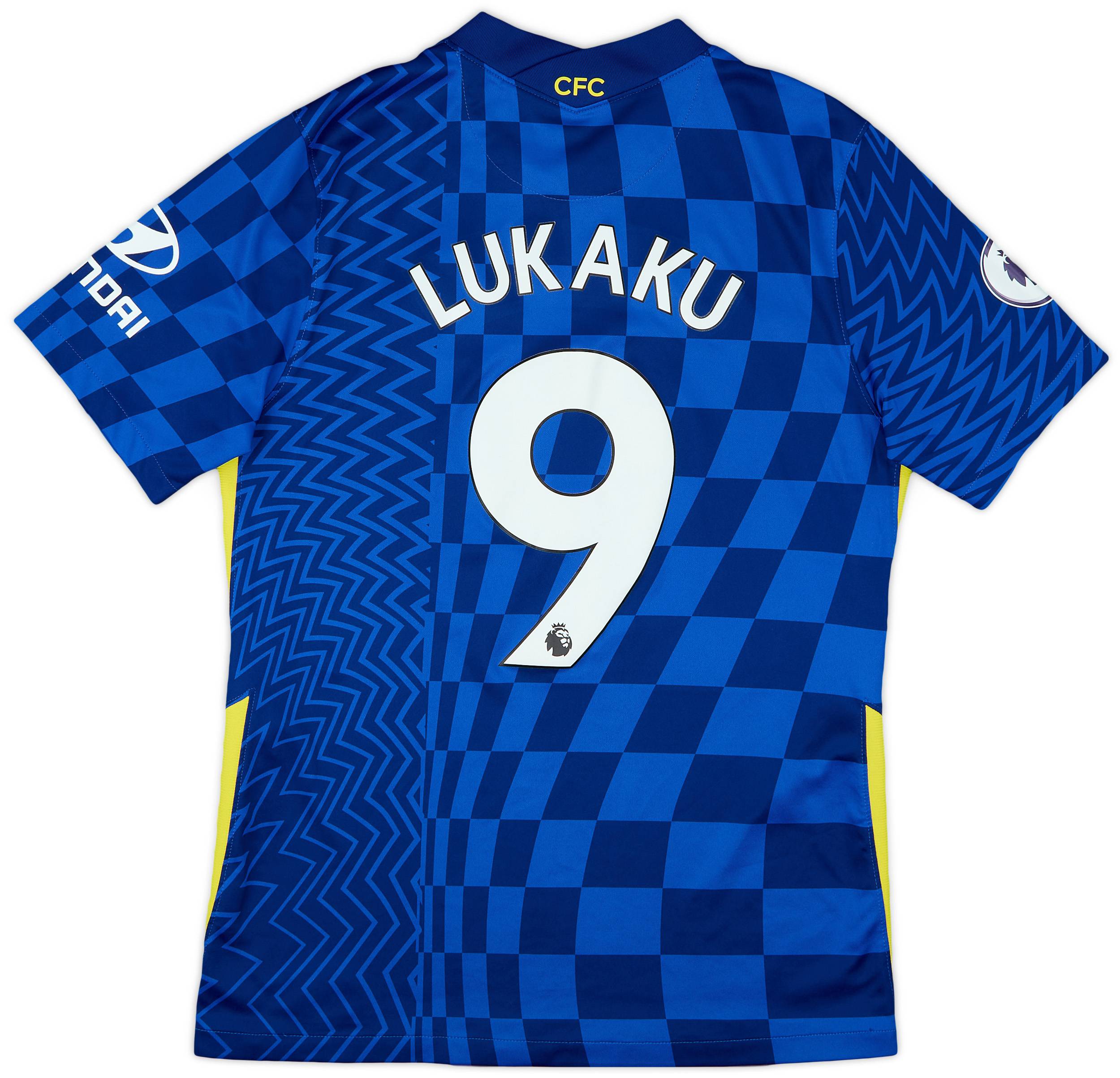 2021-22 Chelsea Home Shirt Lukaku #9 - 8/10 - (M)