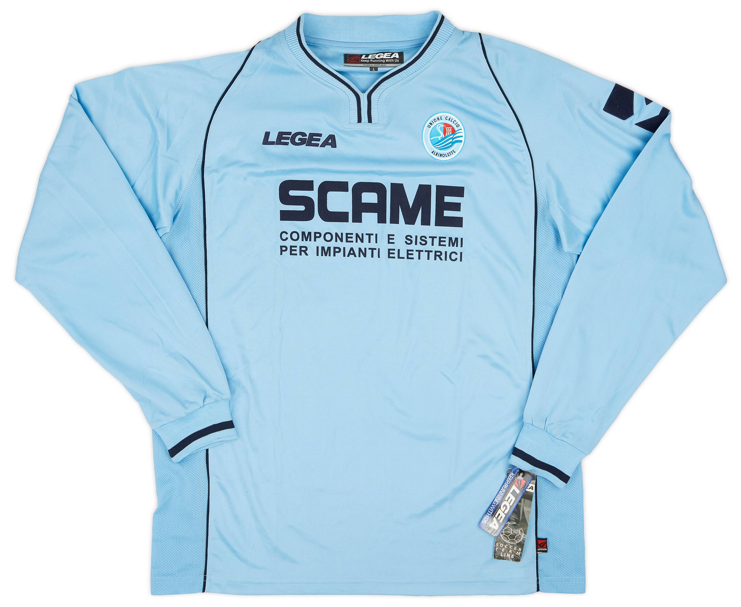 2003-05 Albinoleffe Home L/S Shirt (L), image size:2500x2050