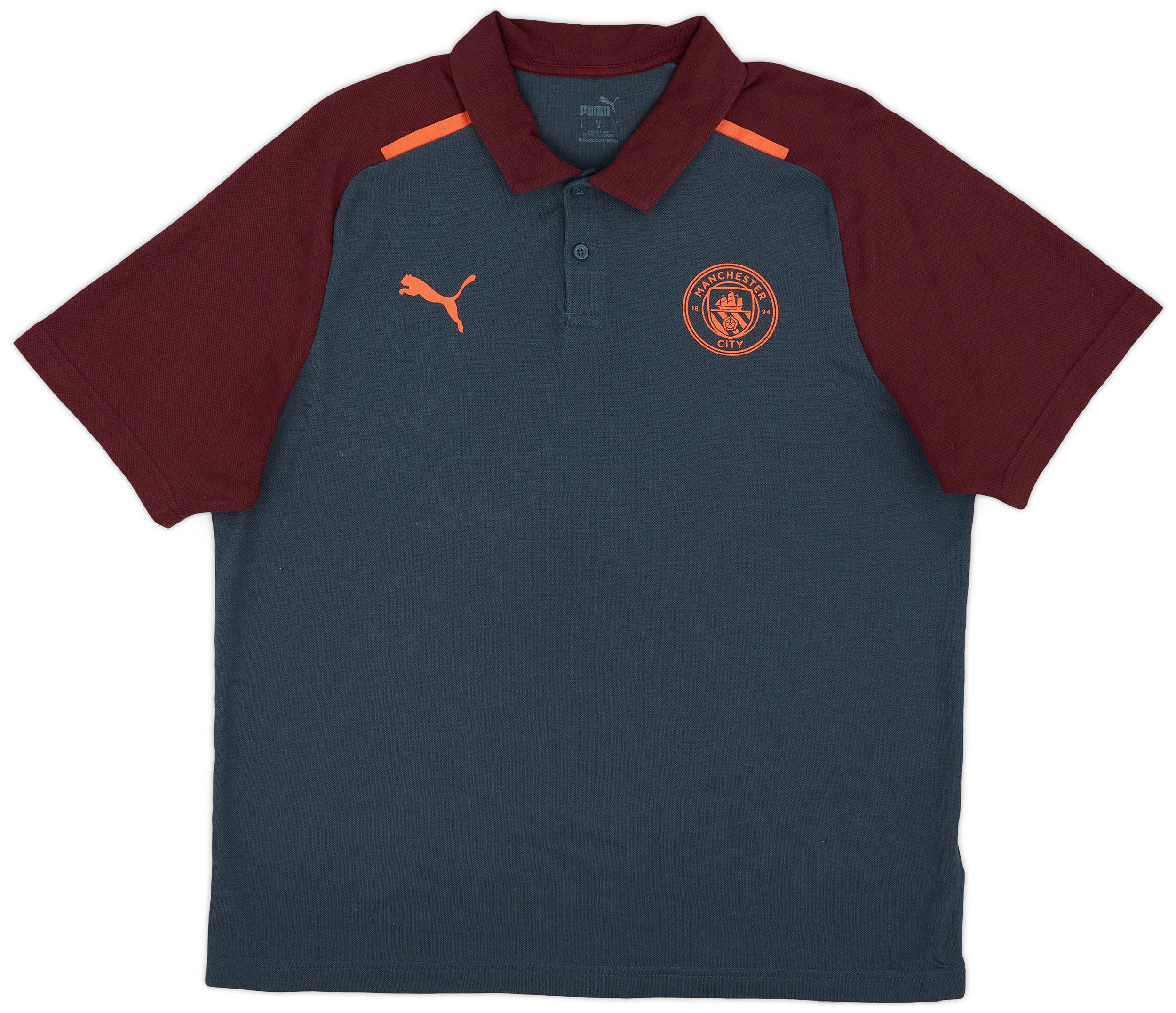 2023-24 Manchester City Puma Polo Shirt - 9/10 - (L)