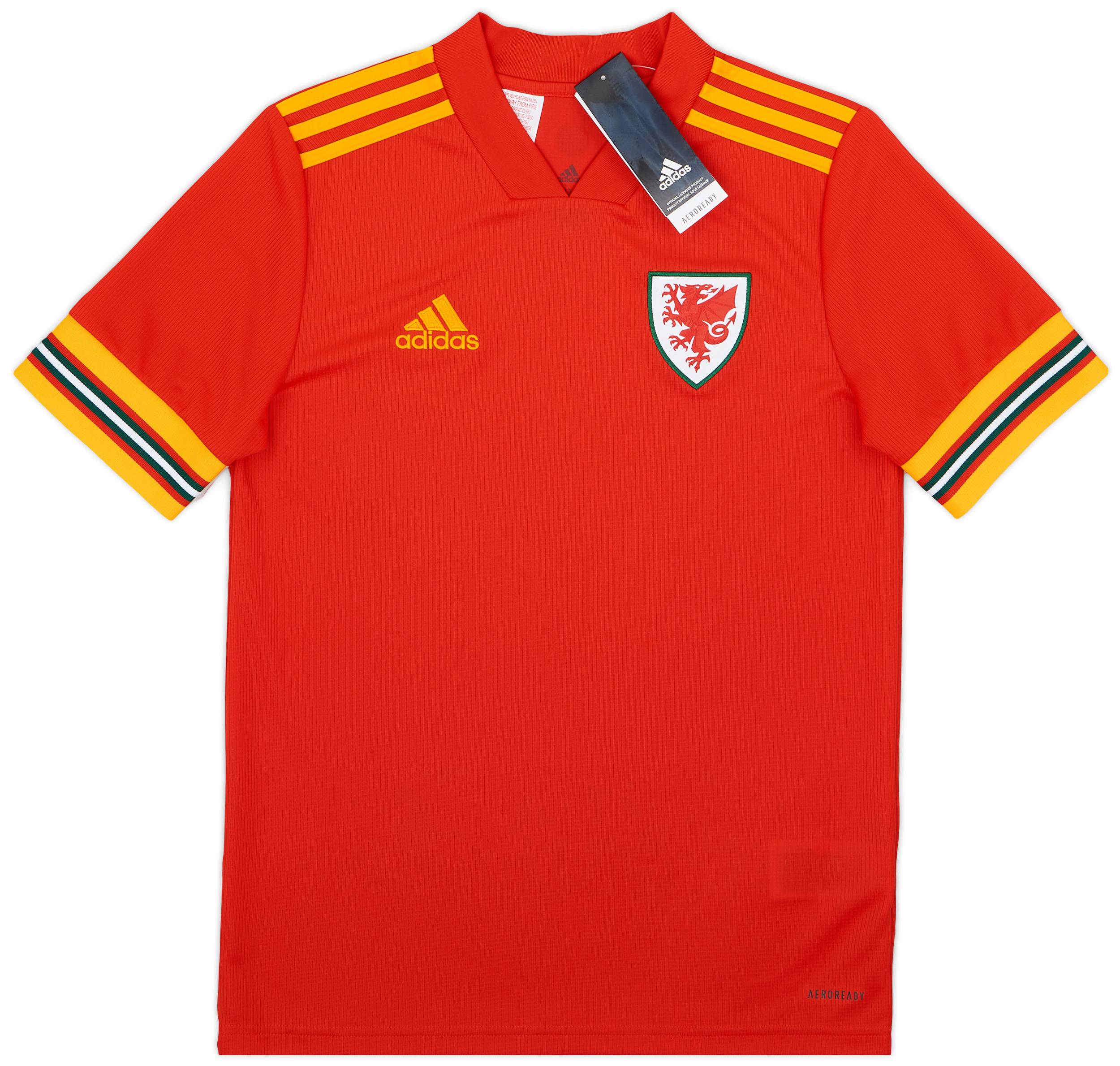 2020-21 Wales Home Shirt (L.Kids)