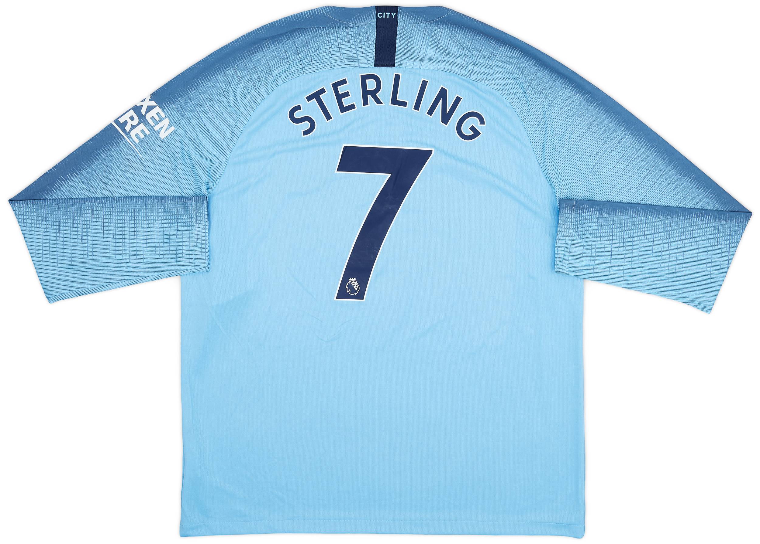 2018-19 Manchester City Home L/S Shirt Sterling #7 (XL)