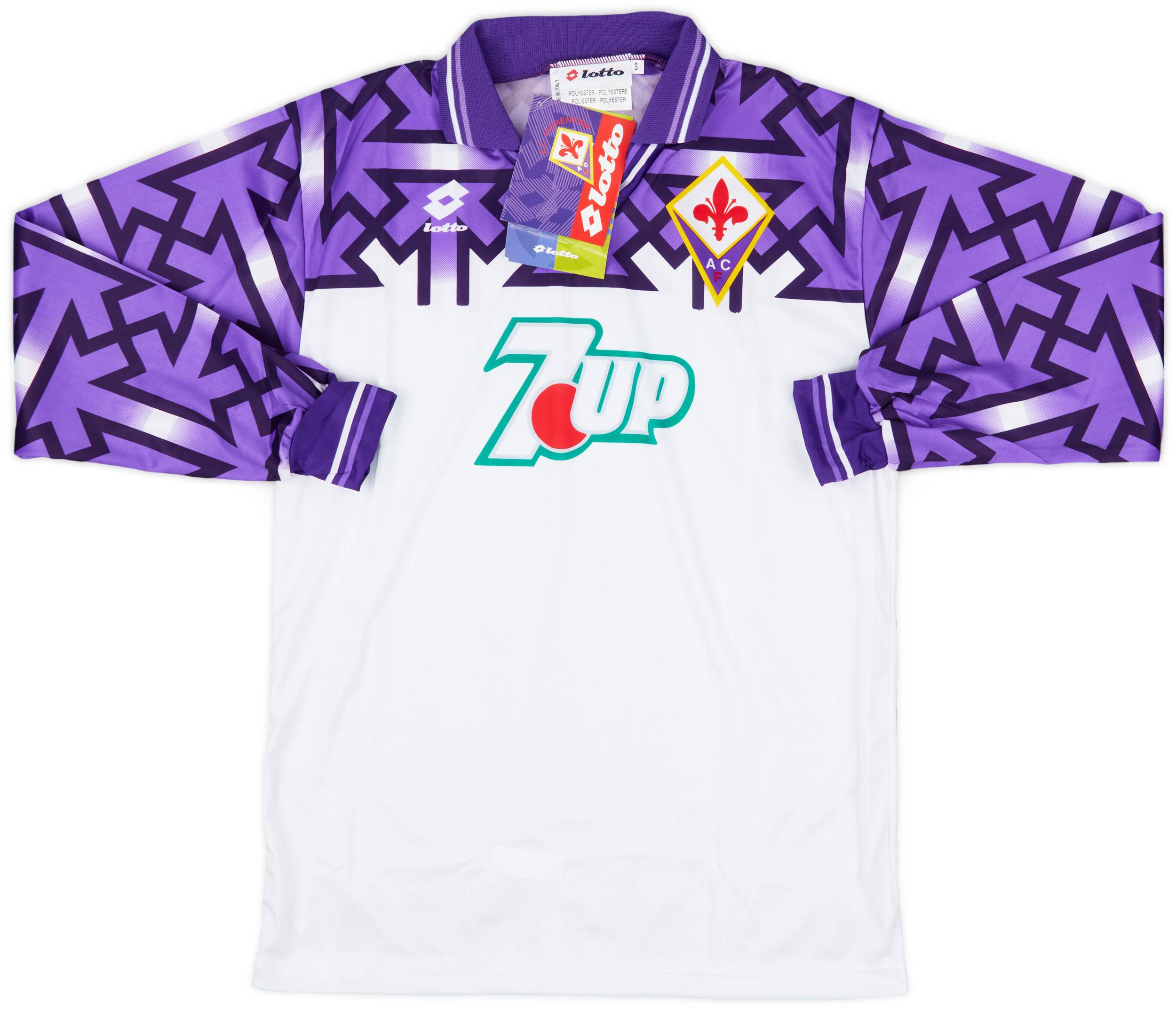 イタリア製 フィオレンティーナ ユニフォーム 7UP lotto ロット フィオレンティーナ ユニフォーム 7UP lotto Forentina