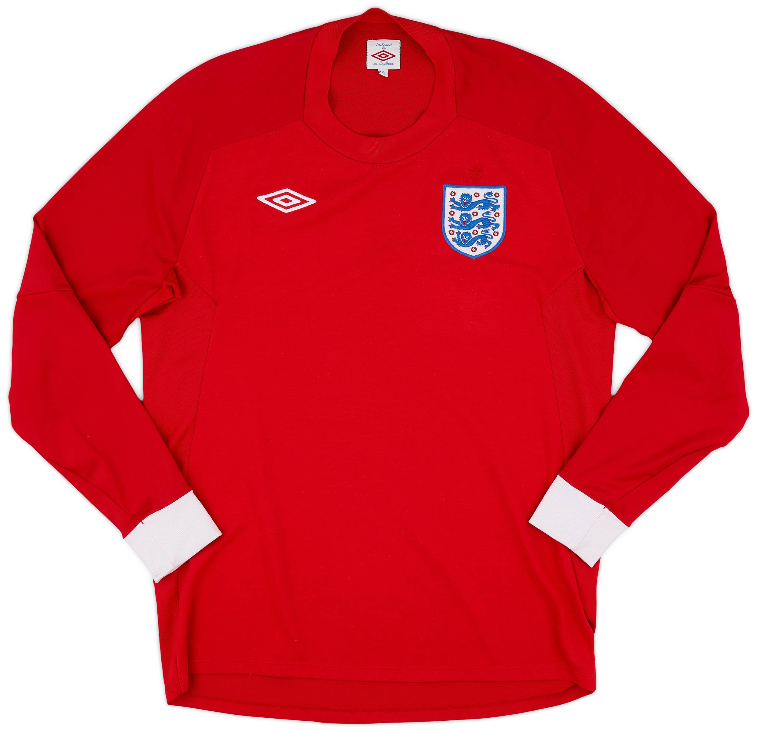 2010-11 England 'Poland/Ukraine 2012' Away L/S Shirt - 9/10 - (L)
