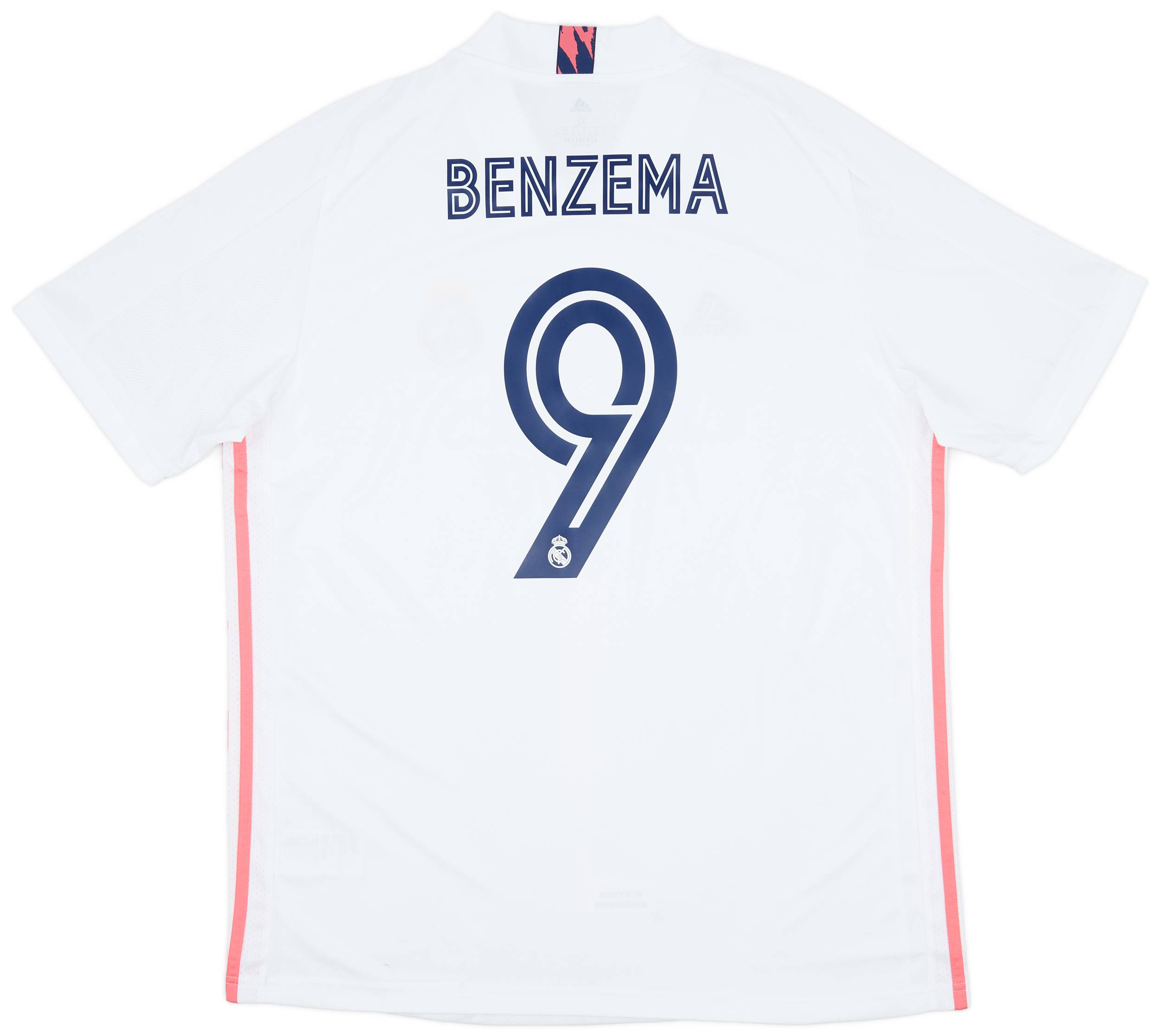 2020-21 Real Madrid Home Shirt Benzema #9 (XL)