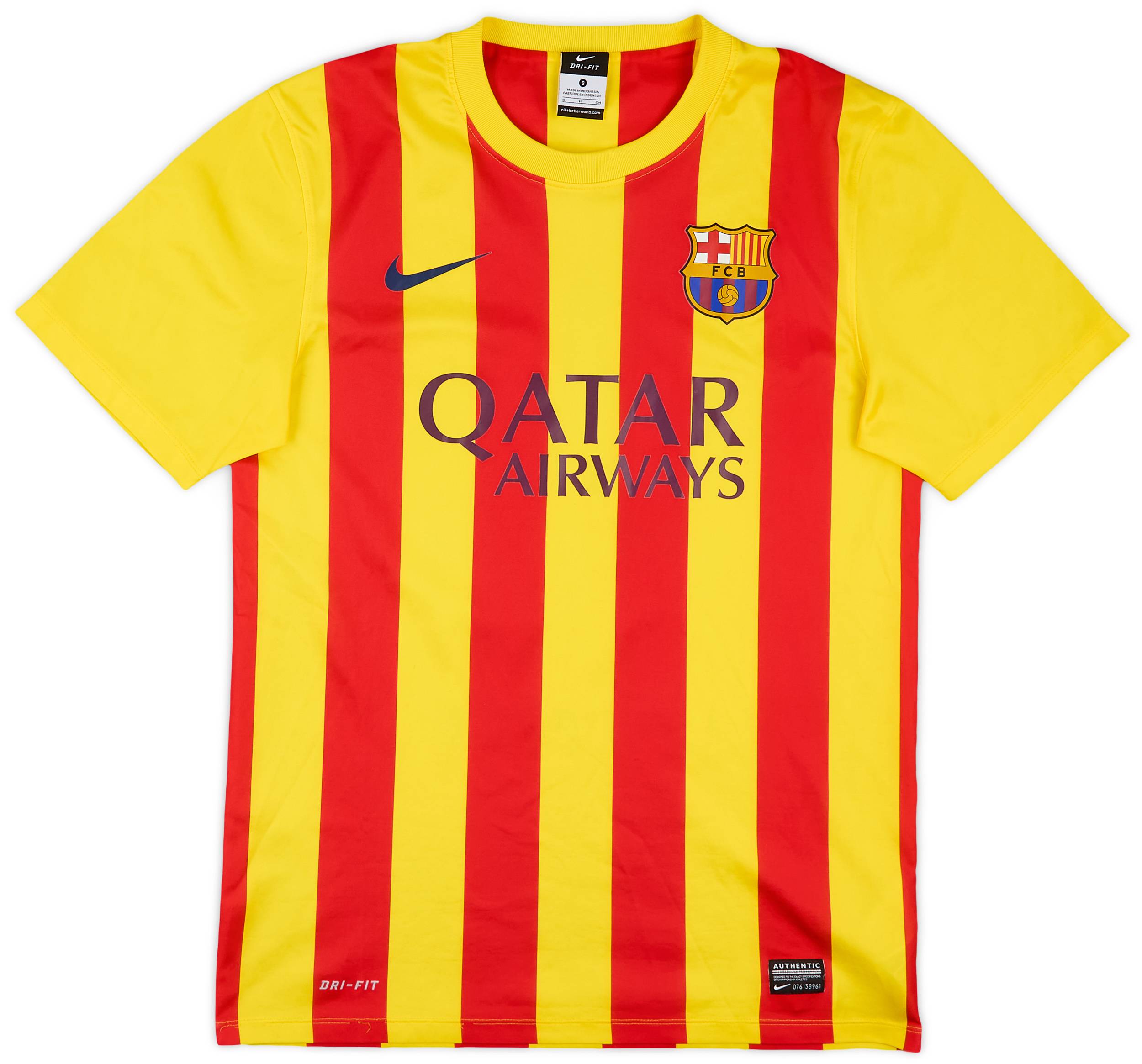 2013-15 Barcelona Basic Away Shirt - 8/10 - (S)