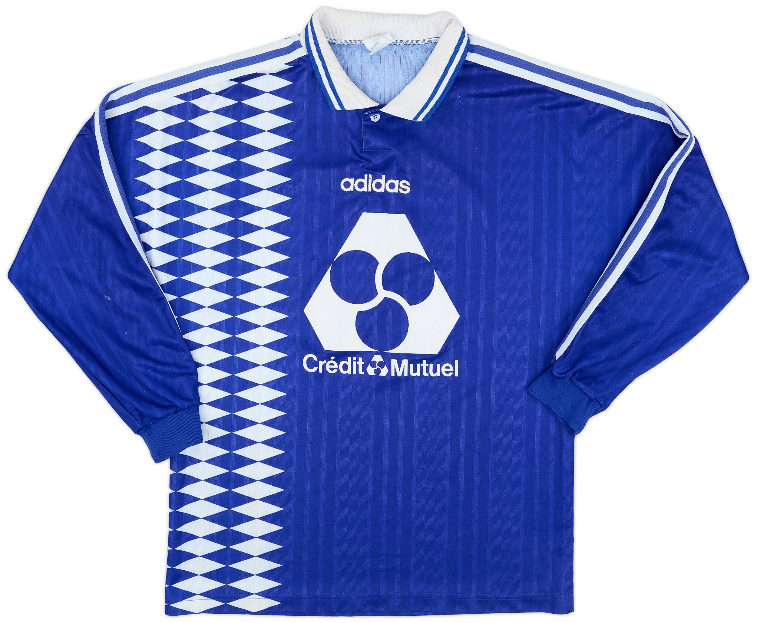 adidas 90s ヴィンテージ 長袖サッカーユニフォーム XL 10番 1990s adidas Template L/S Shirt #10 - 9/10 - (M)