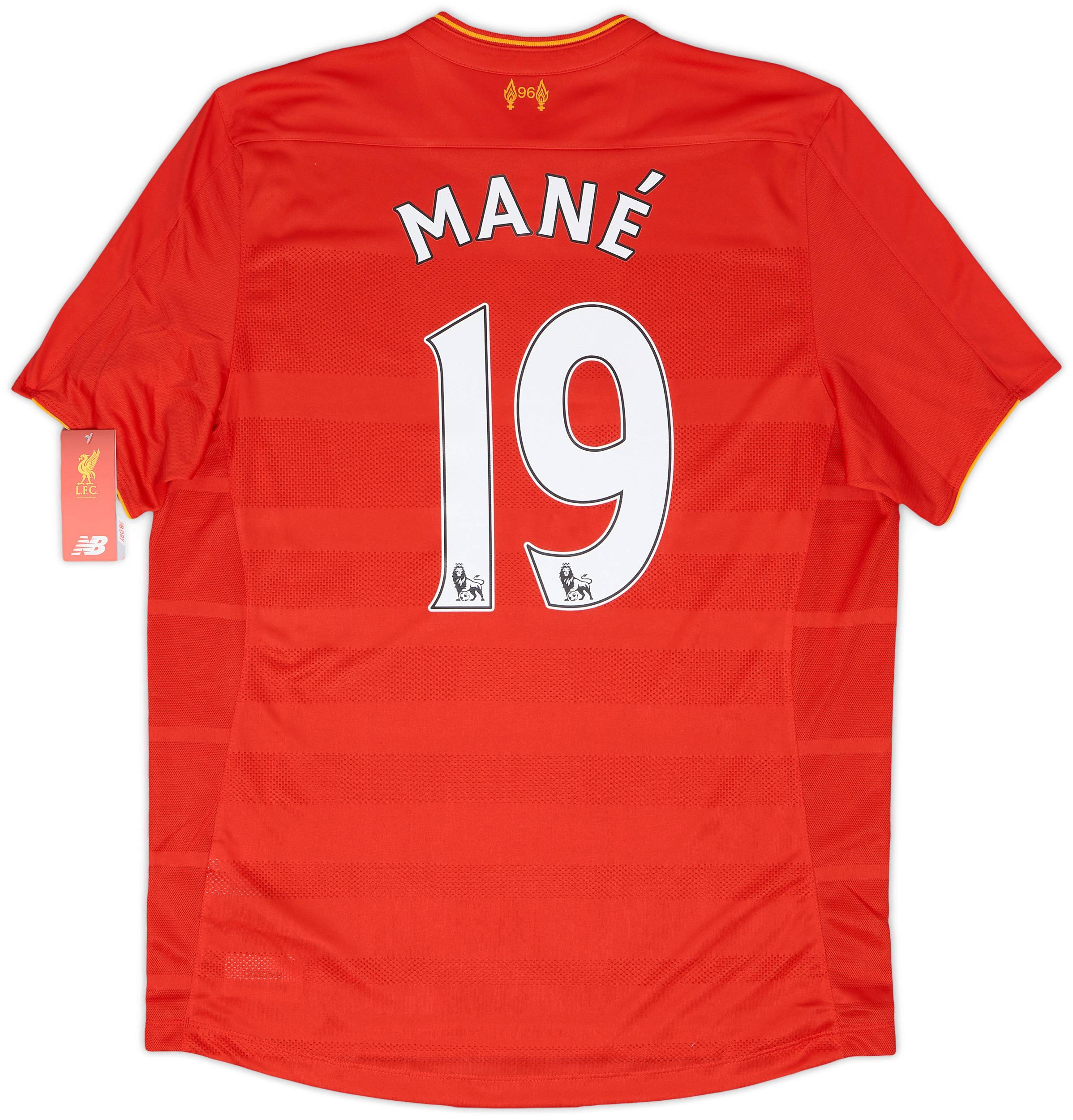 2016-17 Liverpool Home Shirt Mane #19 (L)
