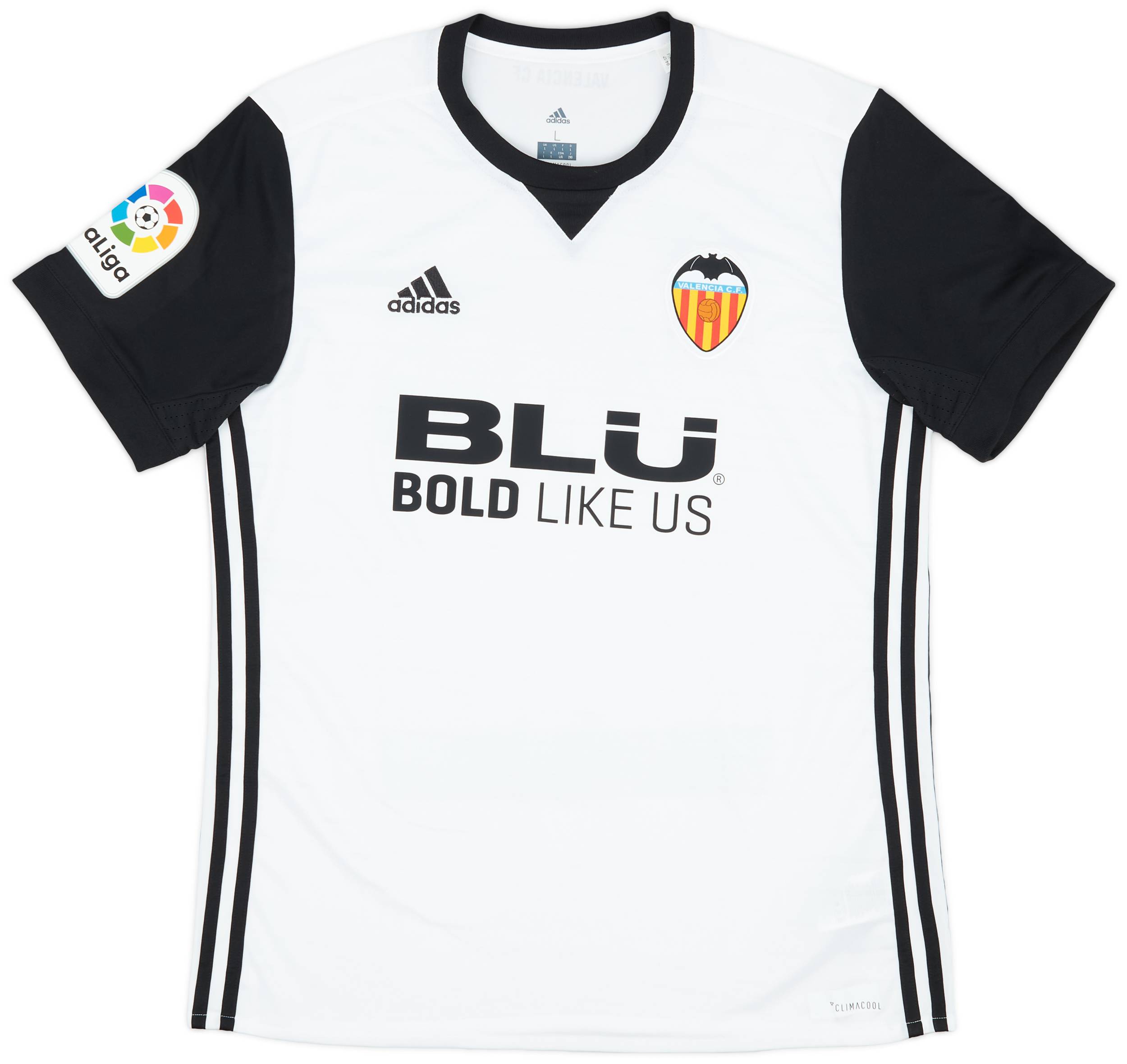 2017-18 Valencia Home Shirt - 9/10 - (L)