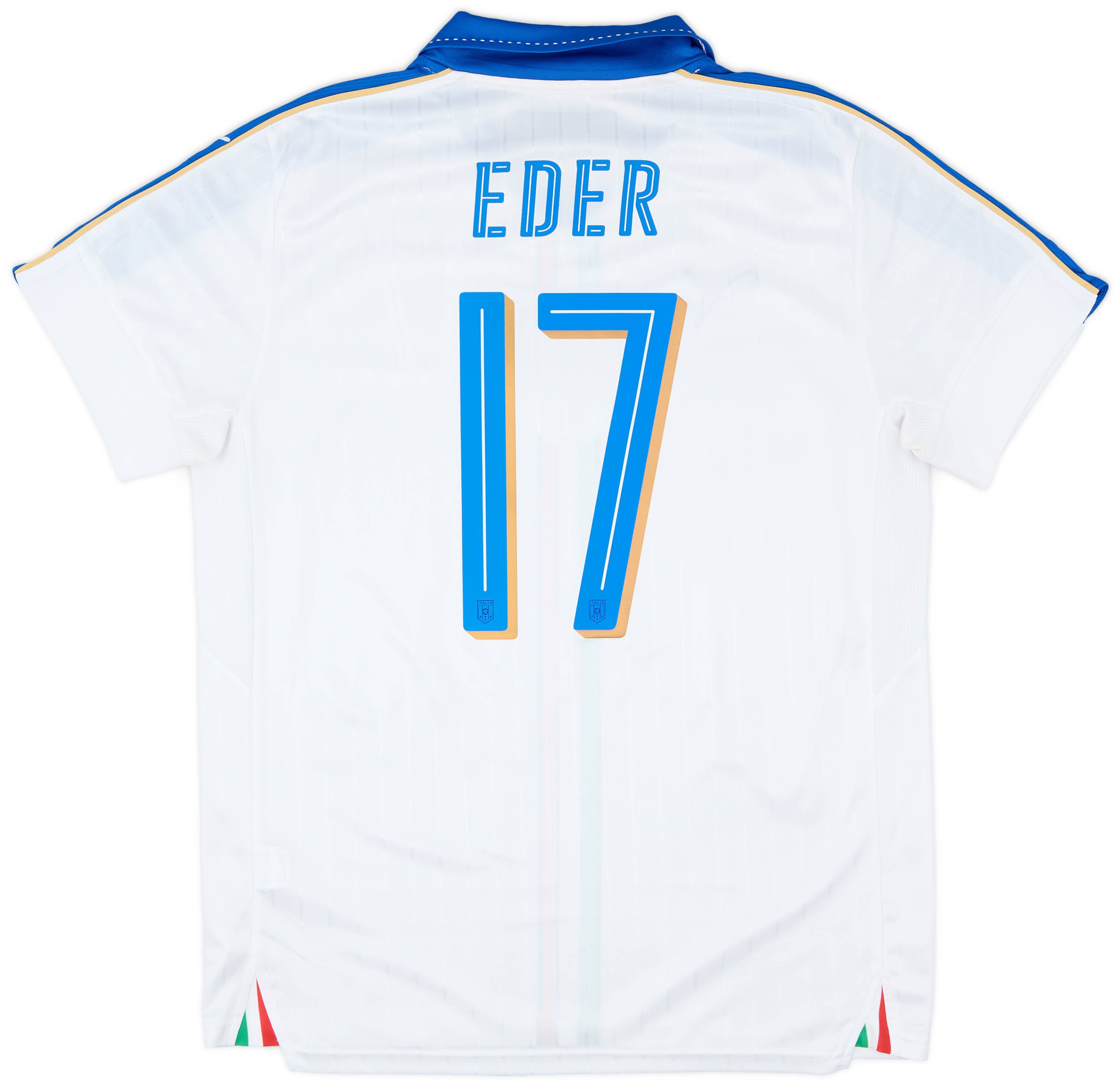 2016-17 Italy Away Shirt Eder #17 - 9/10 - (L)