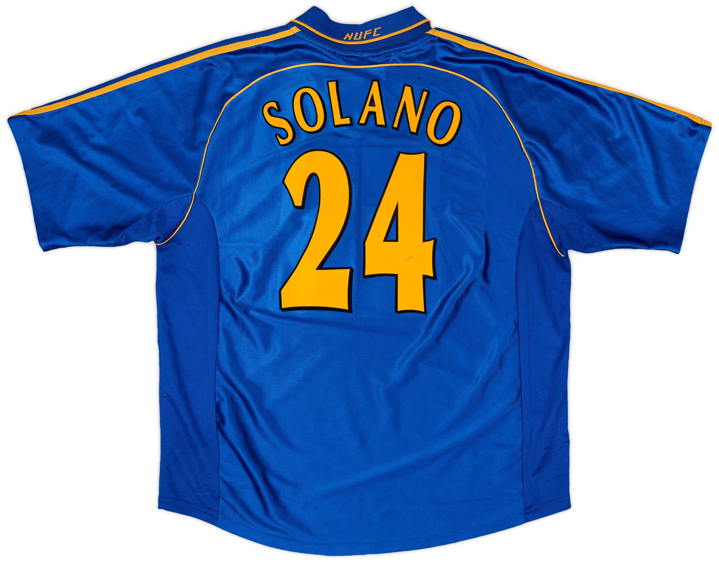 1998-99 Newcastle Away Shirt Solano #24 - 6/10 - (XXL)