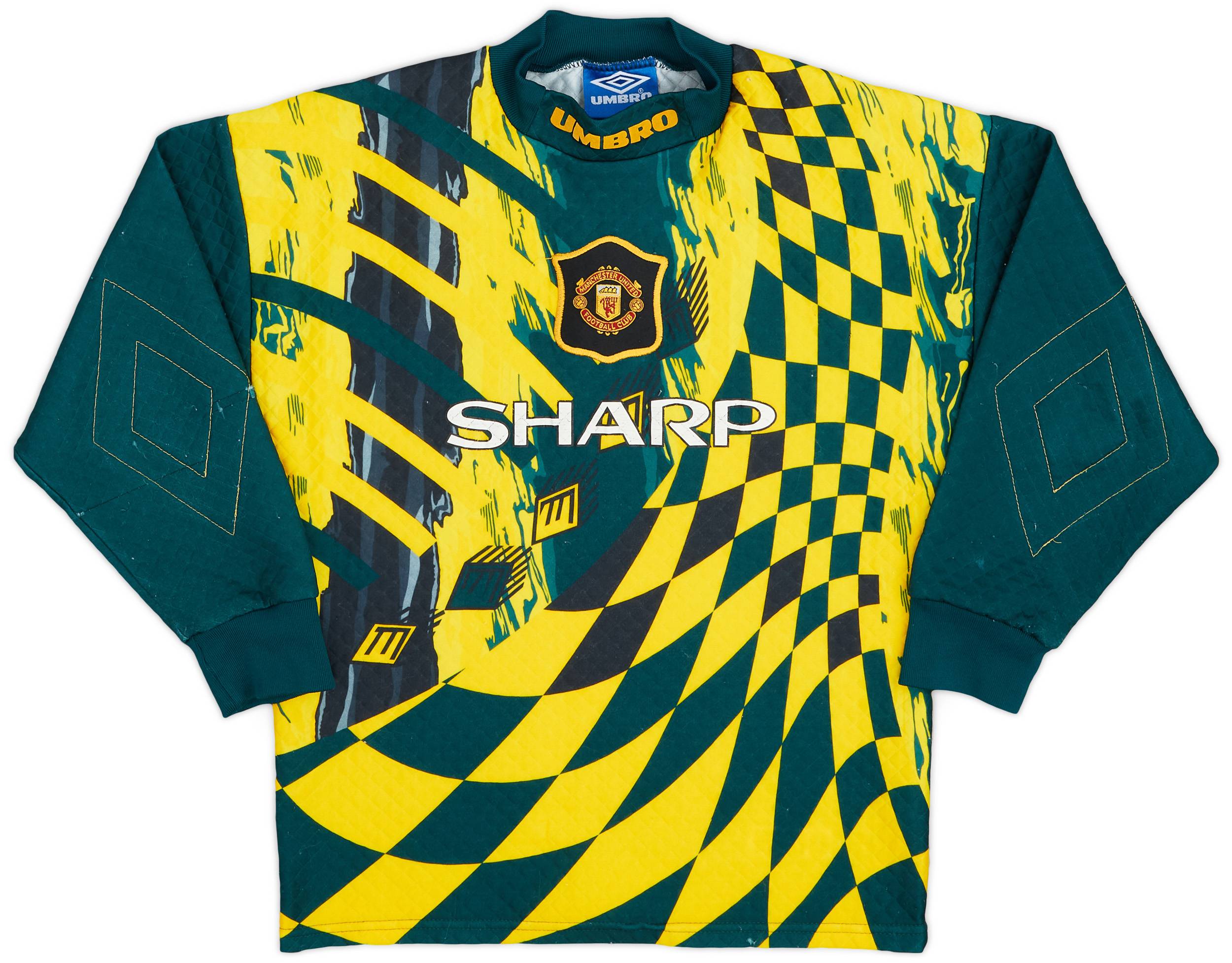 1994-96 Manchester United GK Shirt - 6/10 - (L.Boys)
