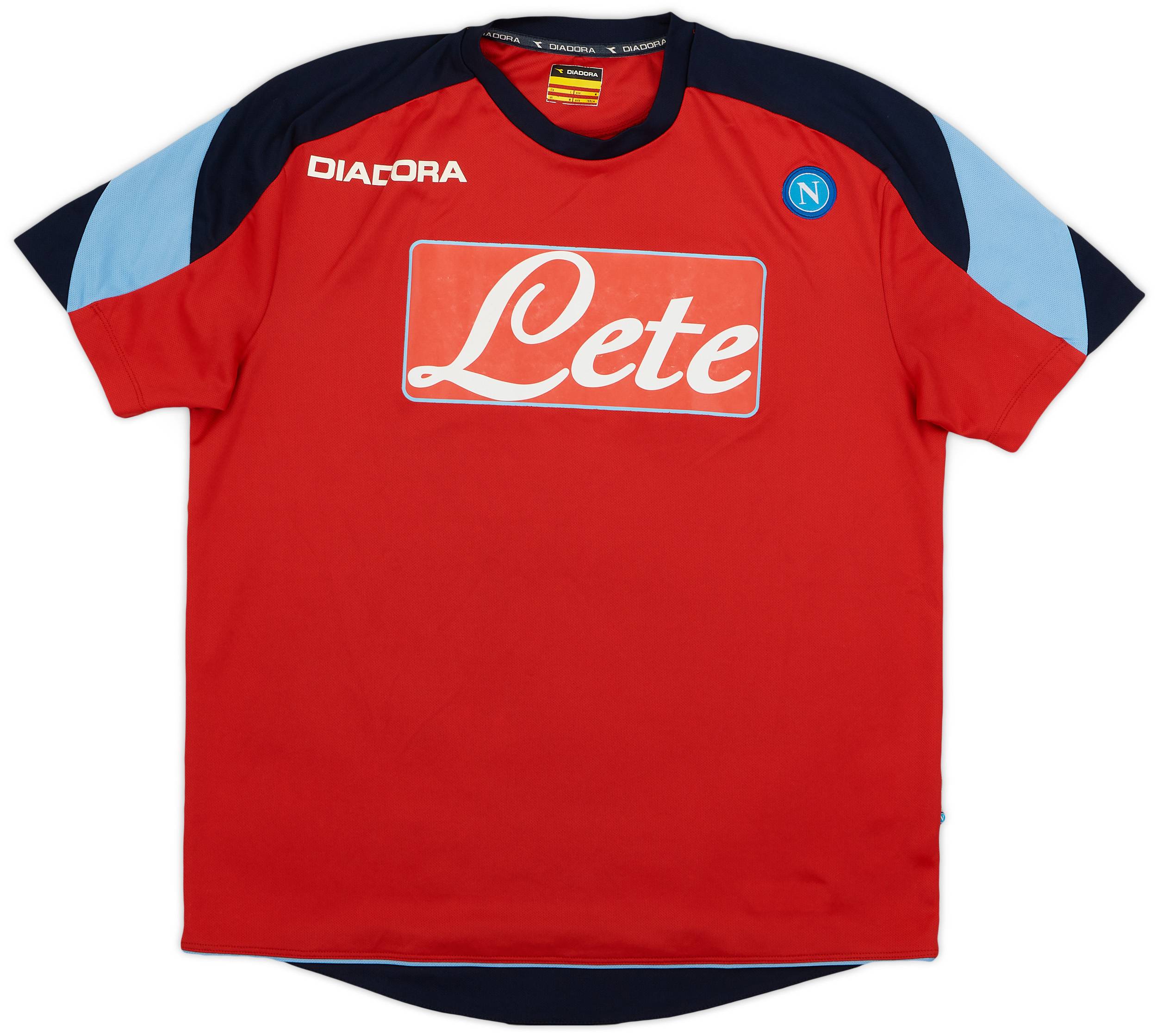 2008-09 Napoli Diadora Training Shirt - 8/10 - (M)
