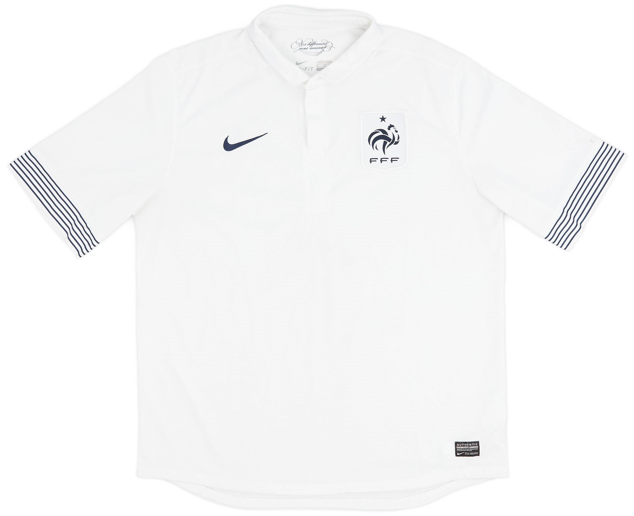 2012-13 France Away Shirt - 10/10 - (XL)