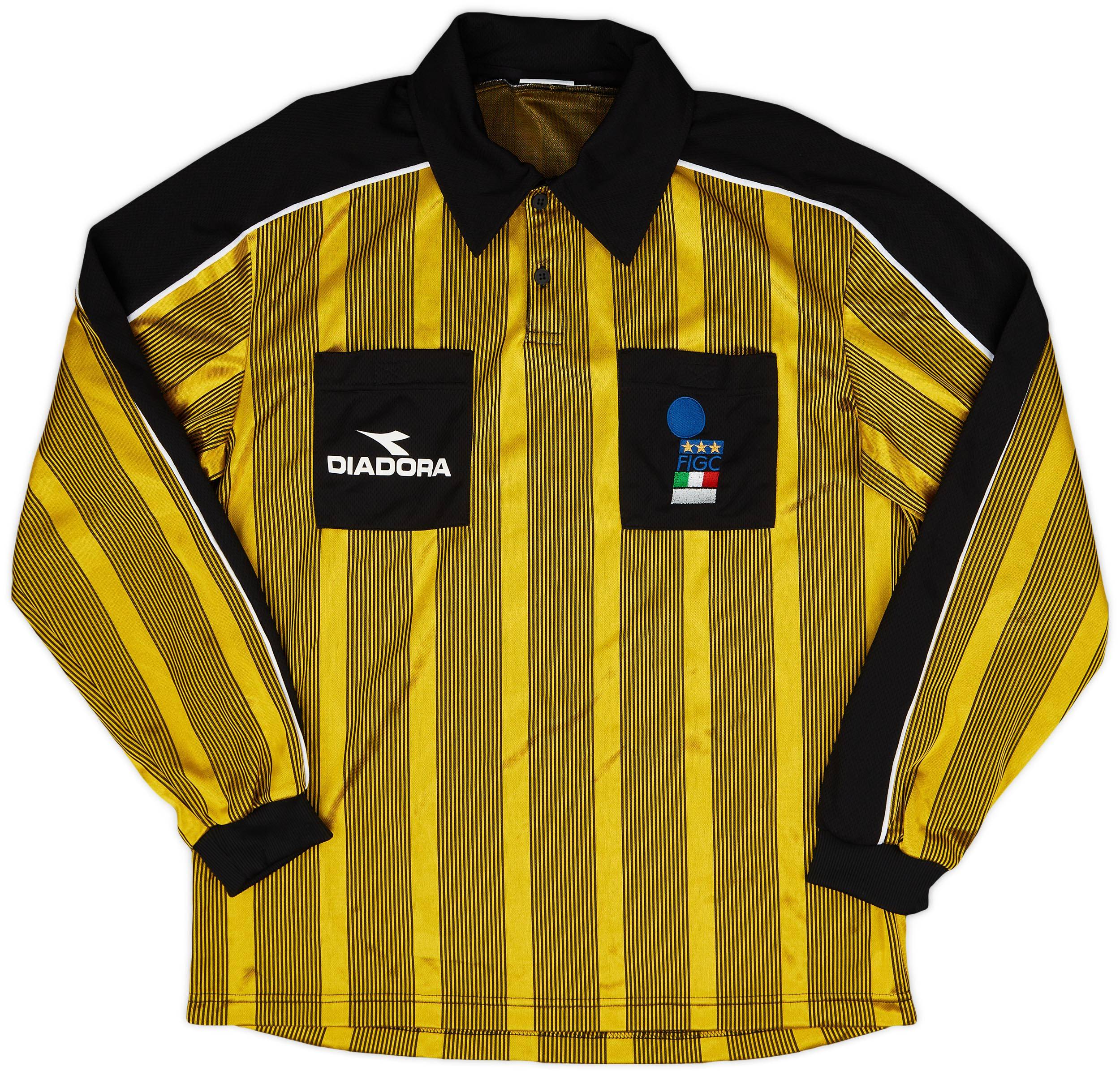 1990s Italy FIGC Diadora Referee L/S Shirt - 8/10 - (XL)