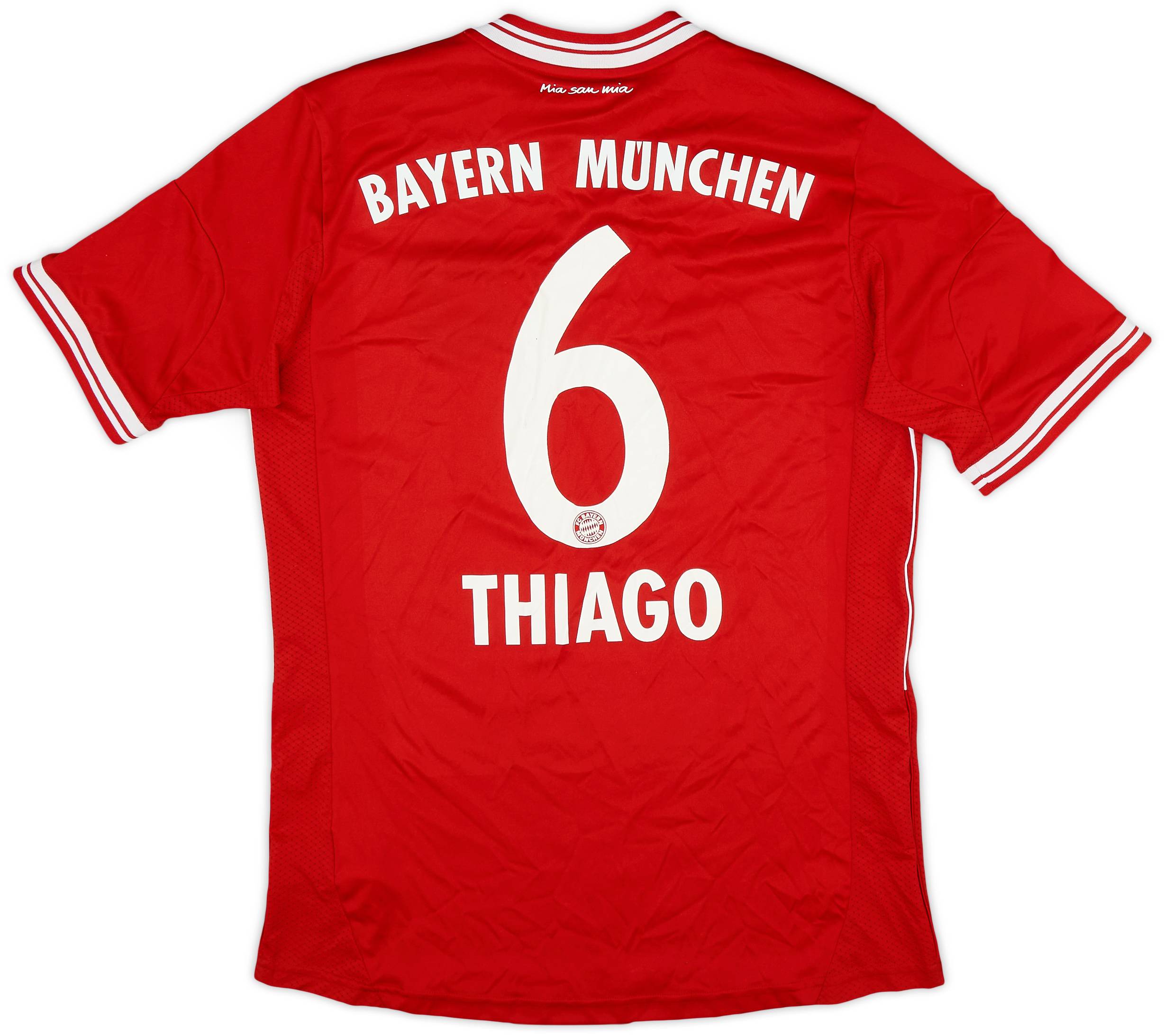 2013-14 Bayern Munich Home Shirt Thiago #6 - 8/10 - (XL.Boys)