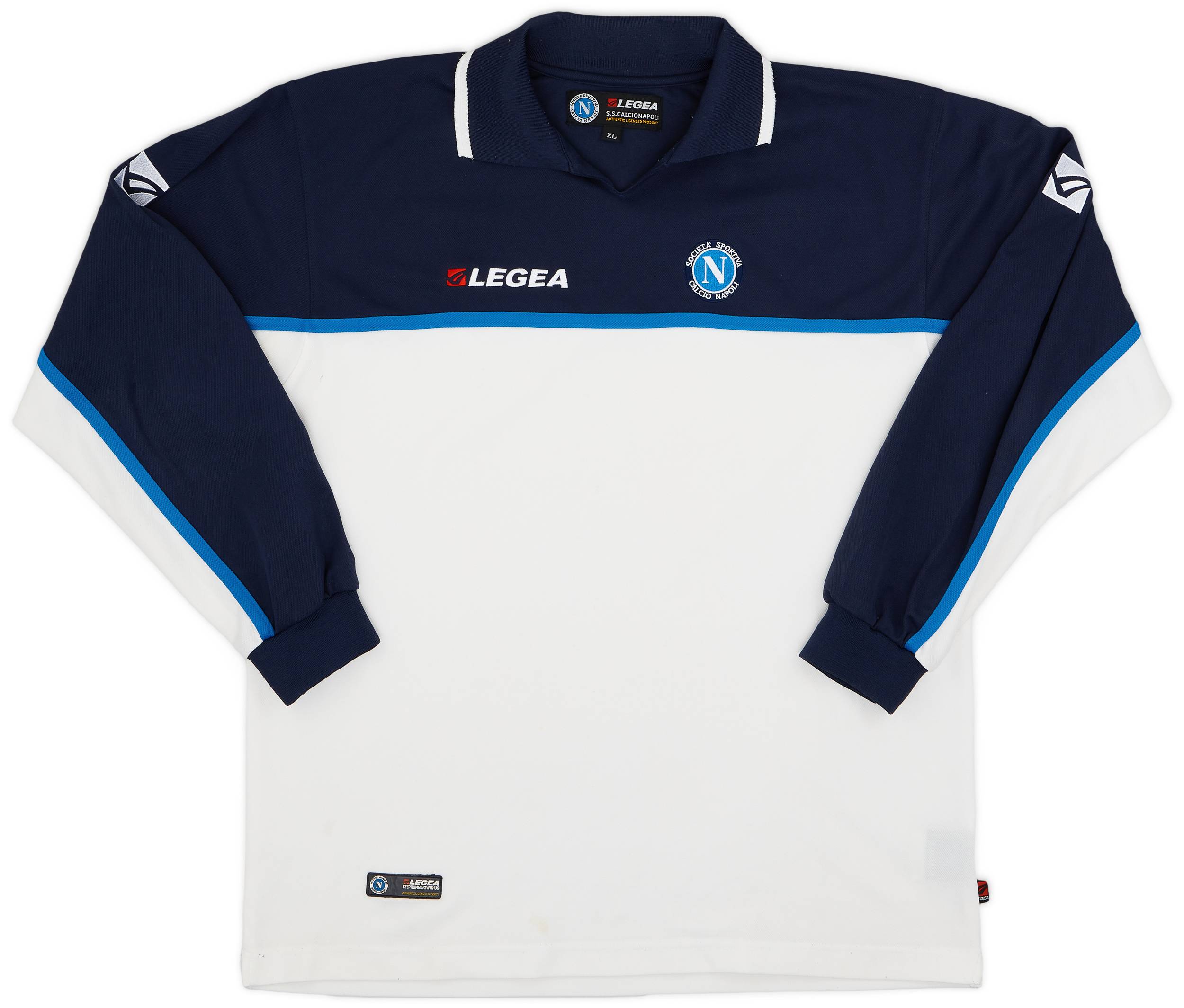 2003-04 Napoli Legea Polo Shirt - 8/10 - (XL)