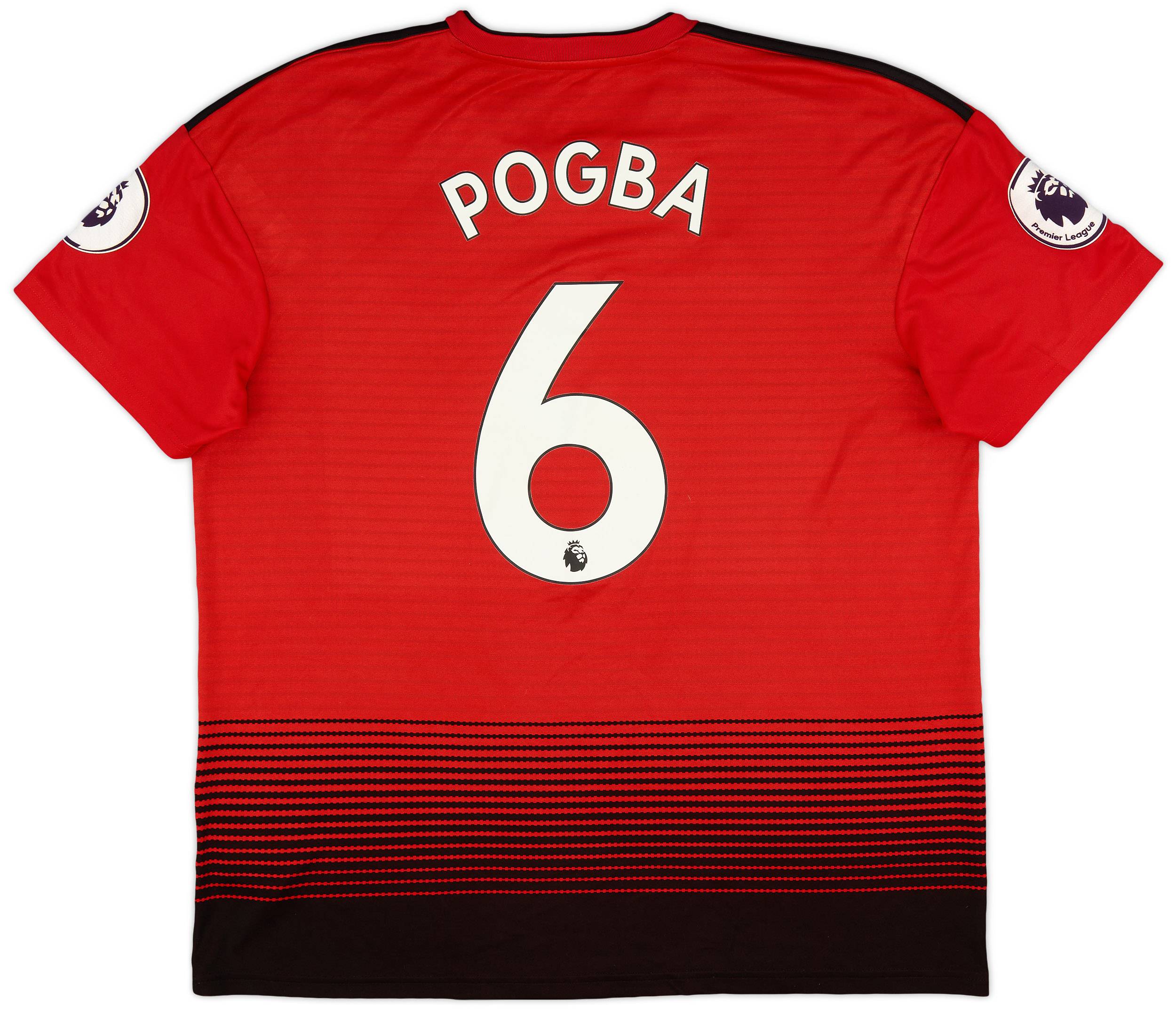 2018 19 Manchester United Home Shirt Pogba 6 6 10 XL