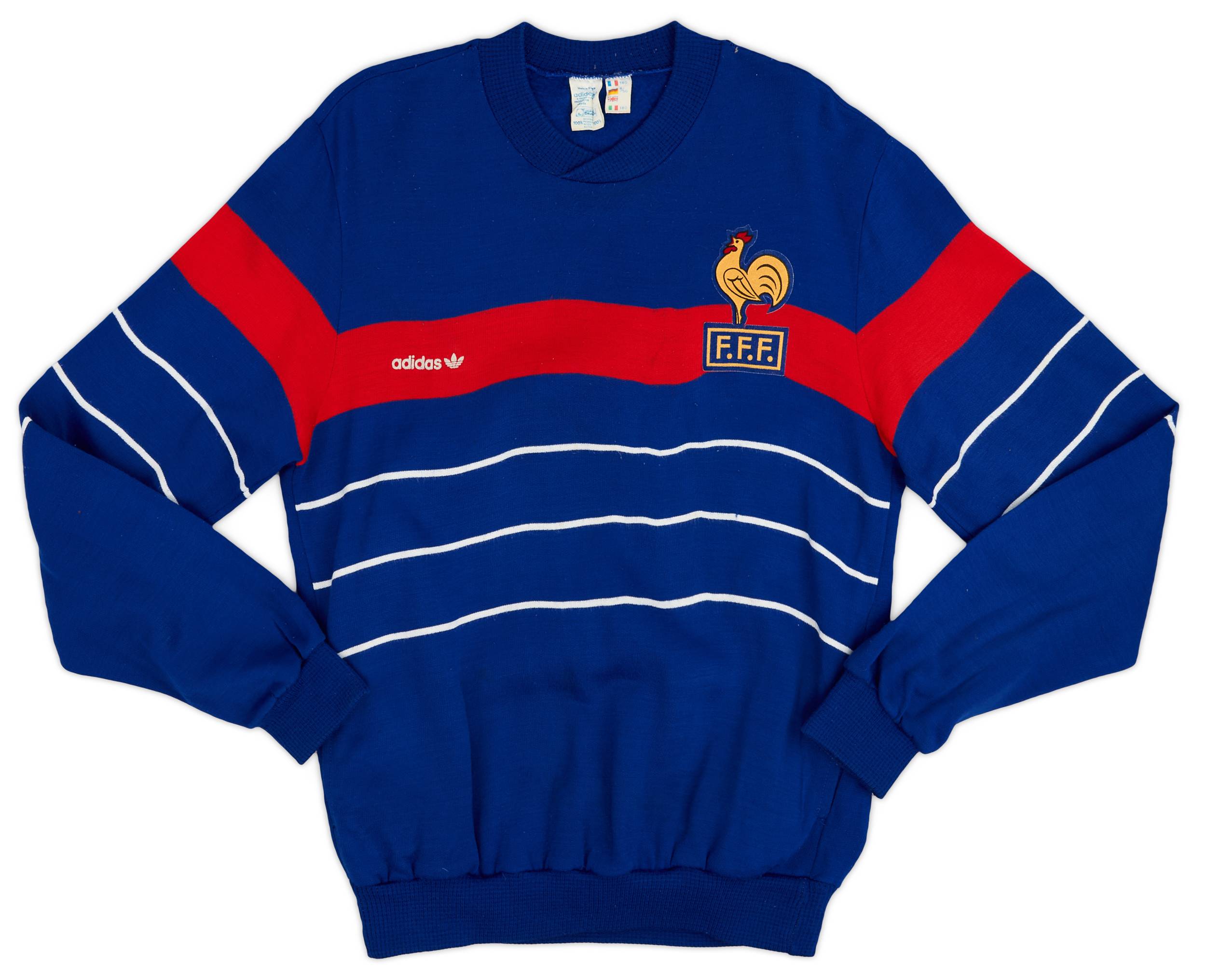 1984-86 France adidas Sweat Top - 8/10 - (L)