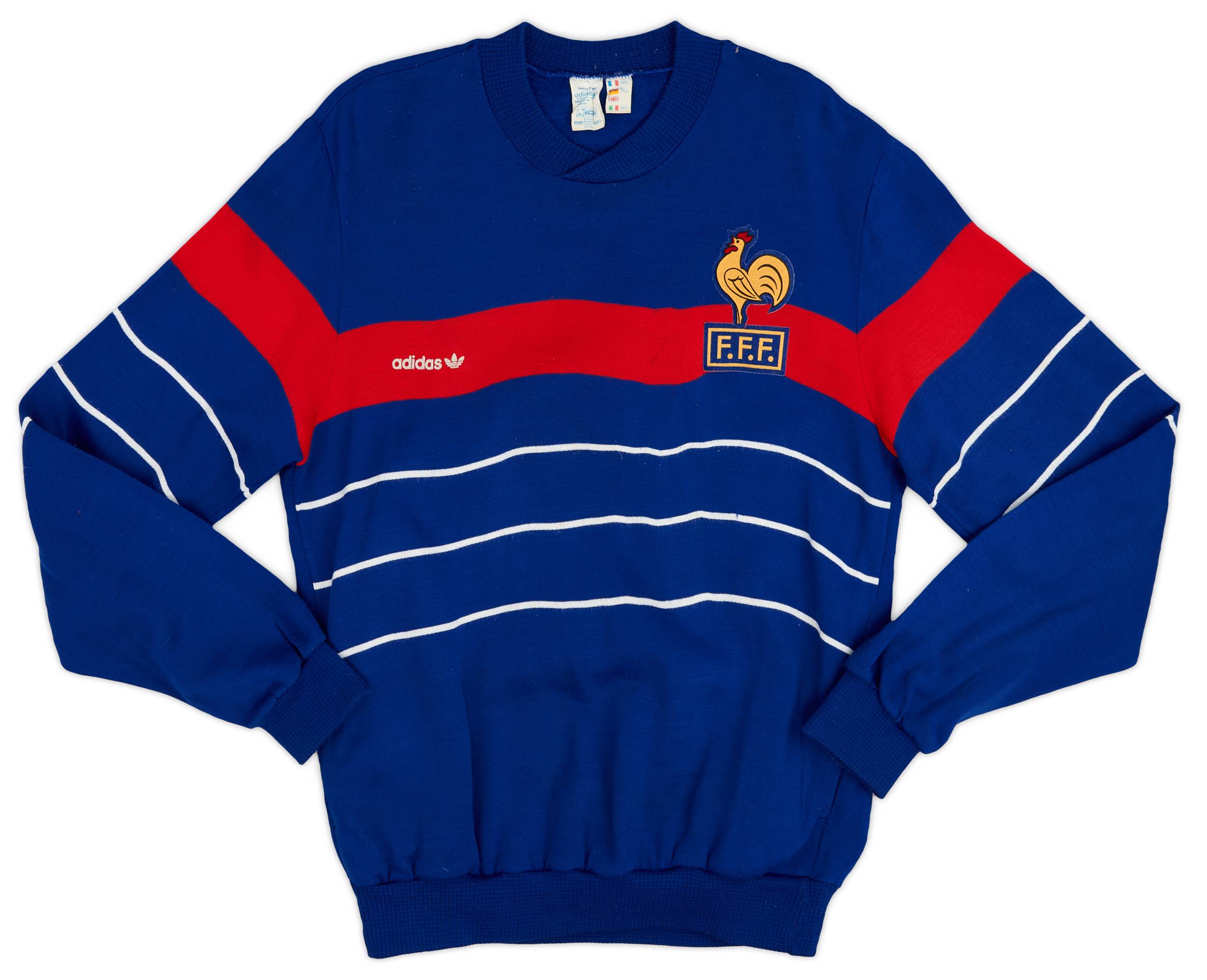 1984-85 France adidas Sweat Top - 8/10 - (L)