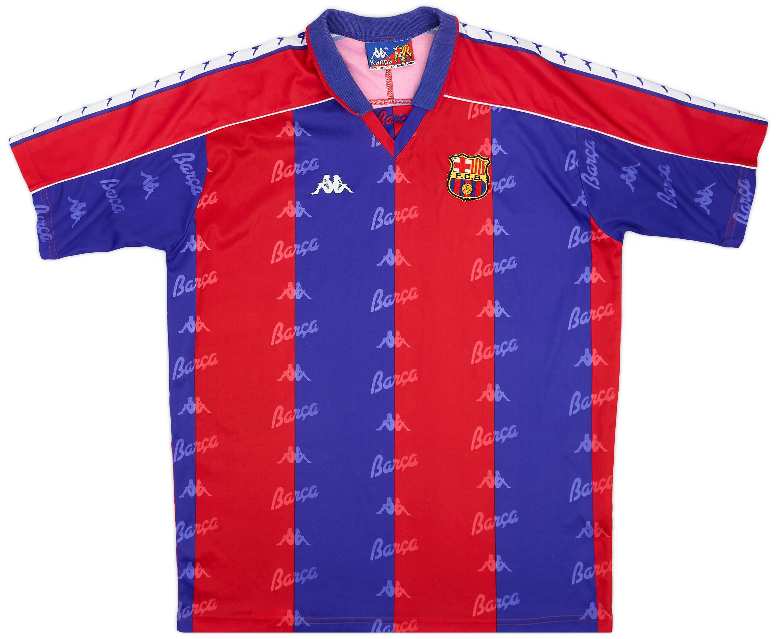 1992-95 Barcelona Home Shirt - 9/10 - (XL)