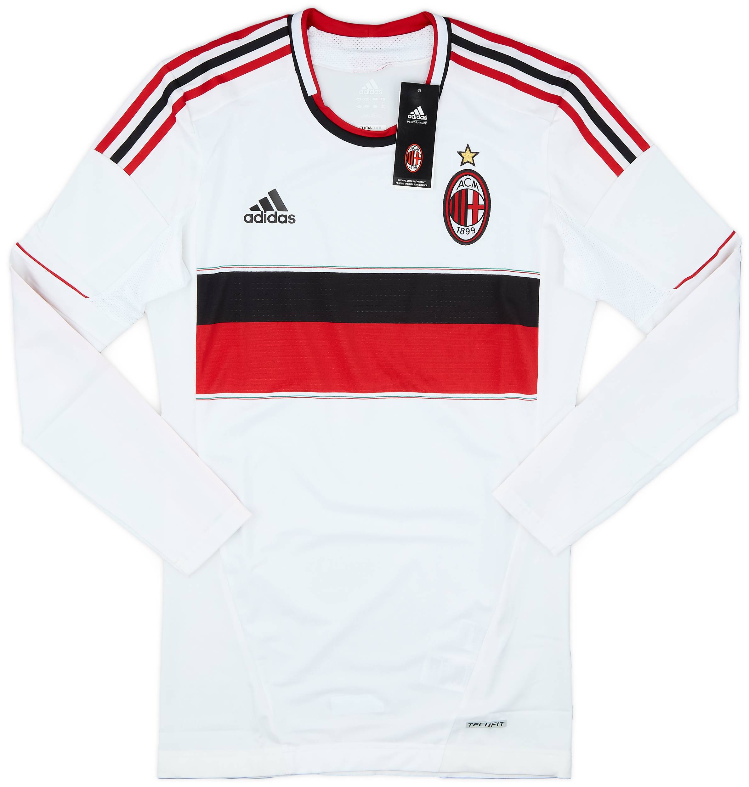 2012-13 AC Milan TechFit Player Issue Away L/S Shirt (L)