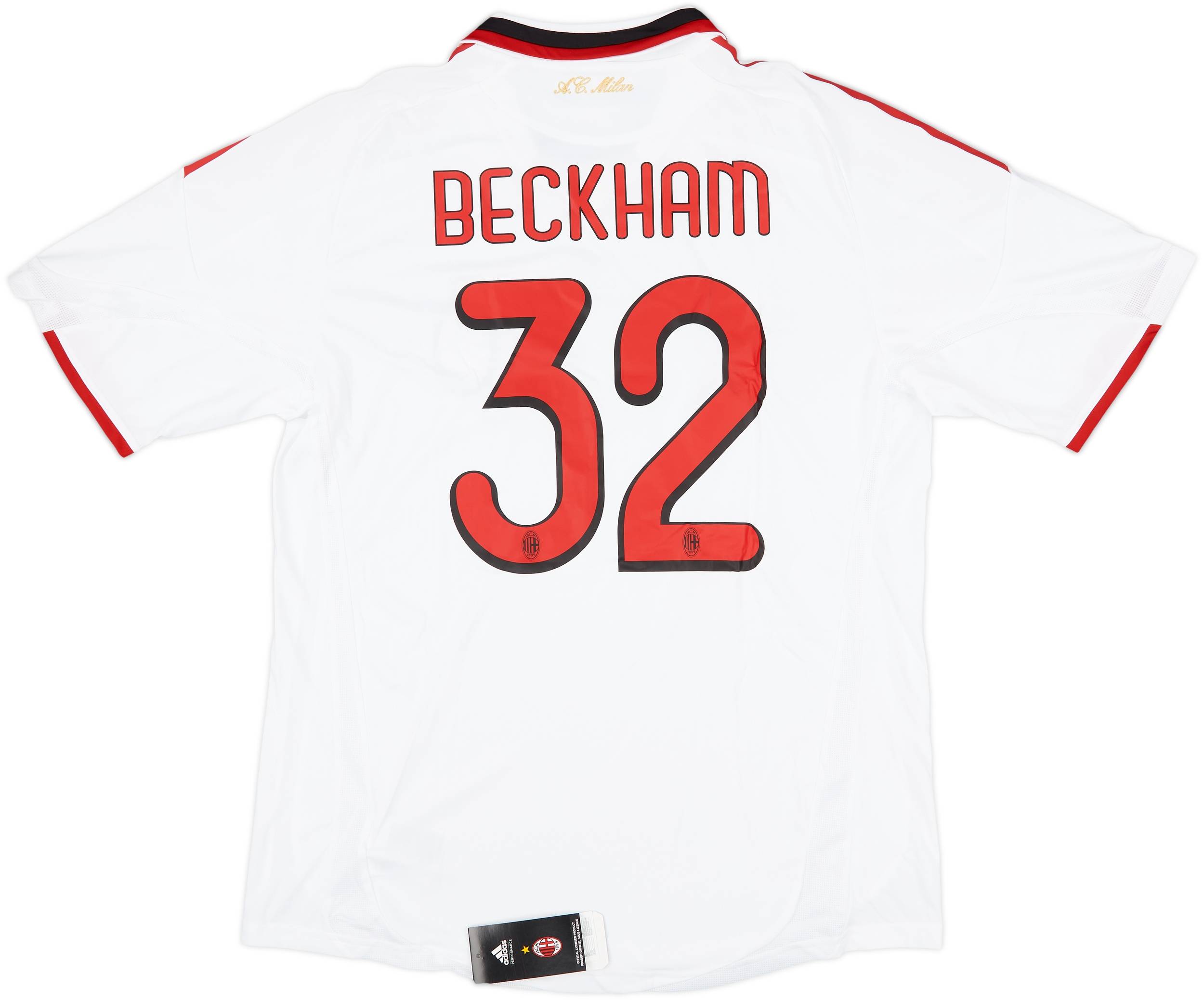 2009-10 AC Milan Player Issue Away Shirt Beckham #23 (XL)