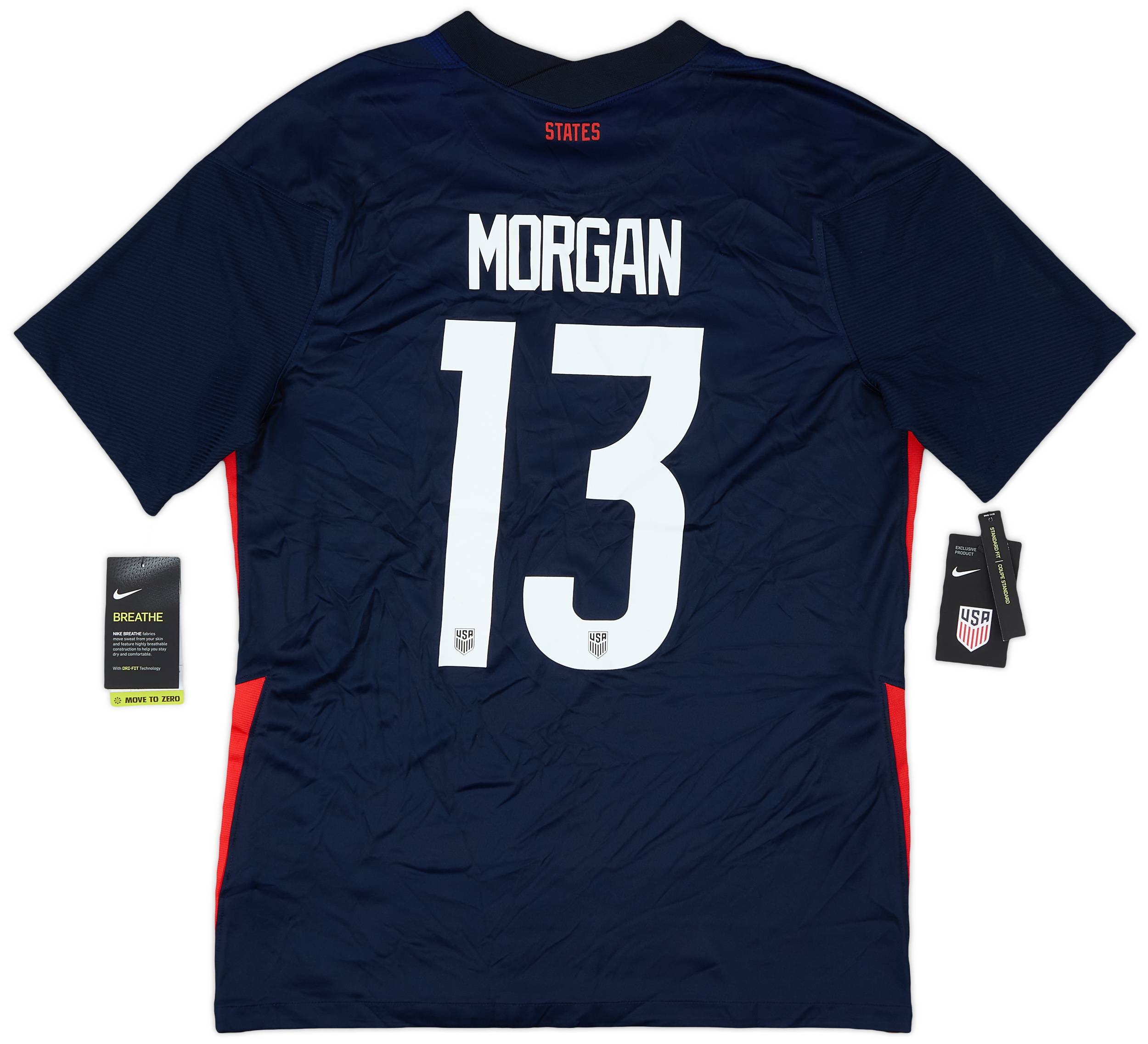 2020-21 USA Away Shirt Morgan #13 (M)