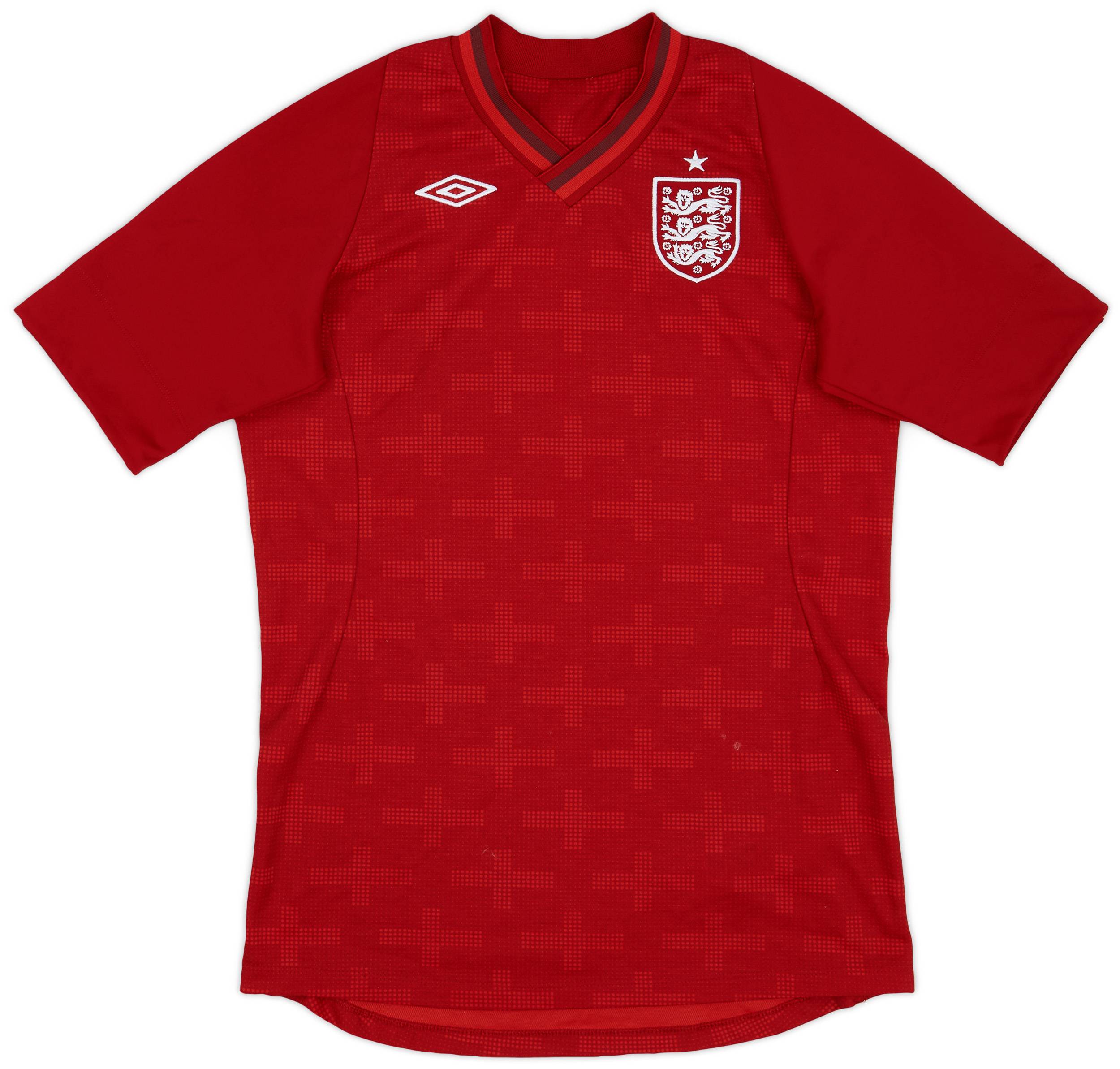 2012-13 England GK Away S/S Shirt - 7/10 - (L.Boys)