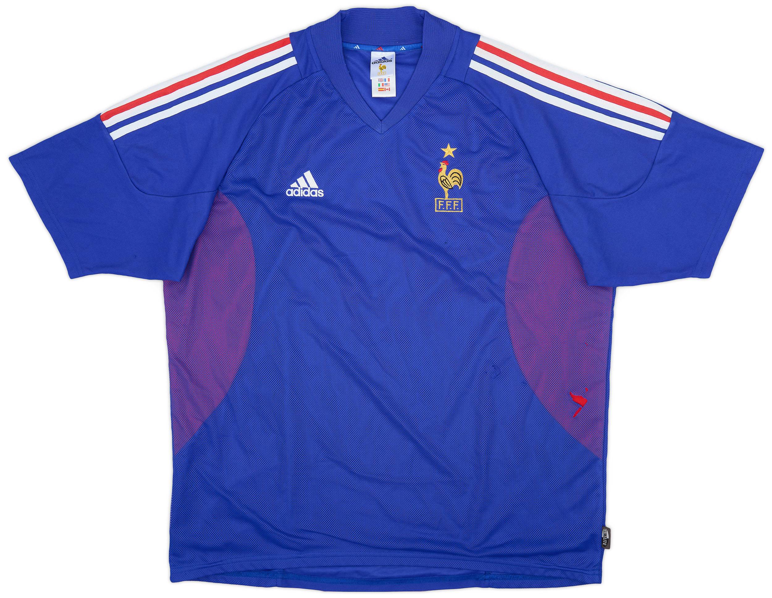2002-04 France Home Shirt - 5/10 - (XL)