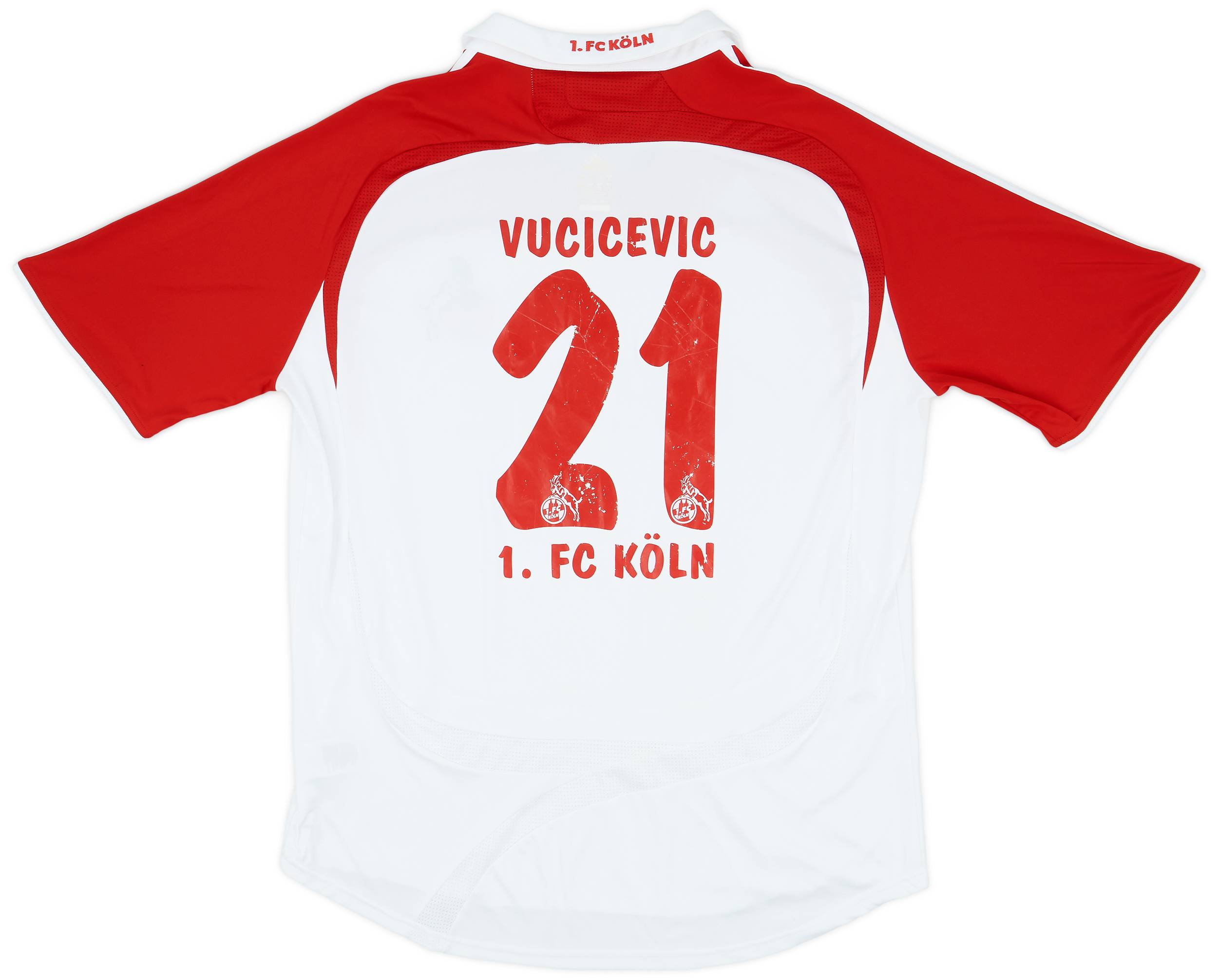 2007-08 FC Koln Home Shirt Vucicevic #21 - 6/10 - (XXL)