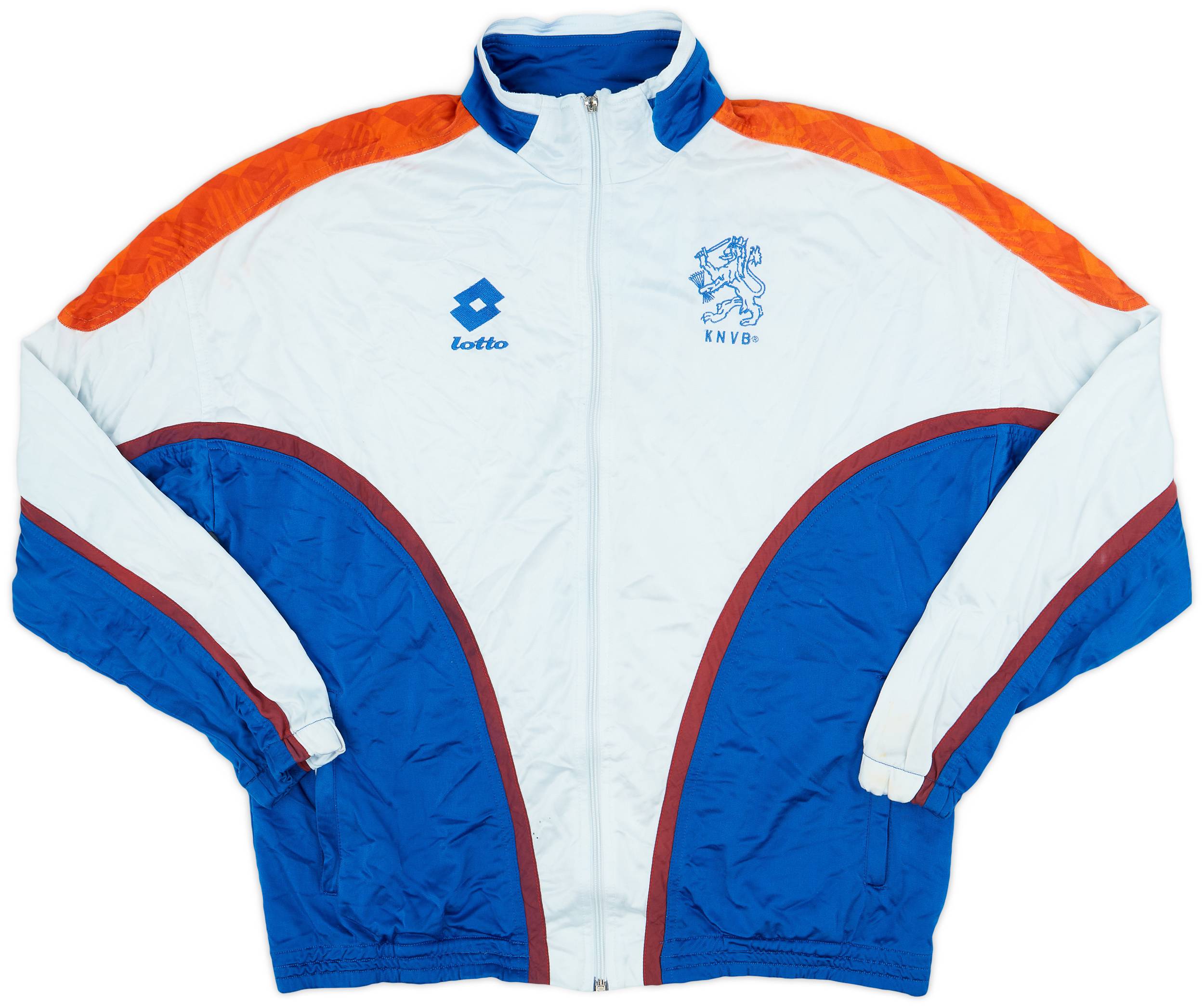 1994-96 Netherlands Lotto Track Jacket - 5/10 - (XXL)